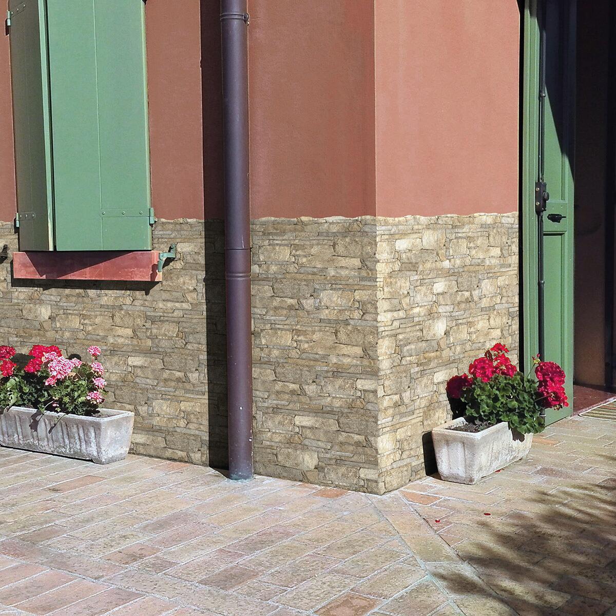 Rivestimento decorativo in gres porcellanato Murales beige da interno / esterno 0.9 m² - 3