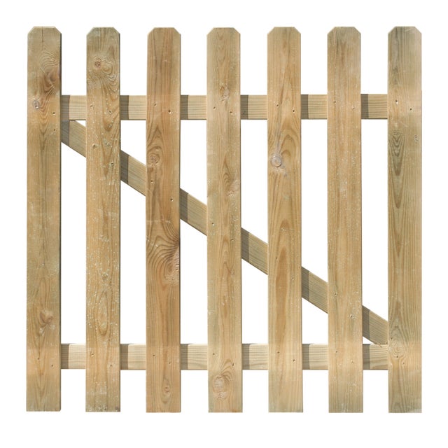 Cancelletto CERLAND MUSTANG in legno naturale H 100 x L 100 cm