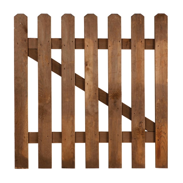 Cancelletto CERLAND MUSTANG BROWN in legno marrone H 100 x L 100 cm