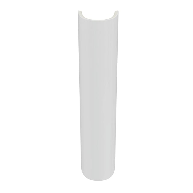 Colonna per lavabo Alpha H 17.4 x P 65 cm  in ceramica bianco