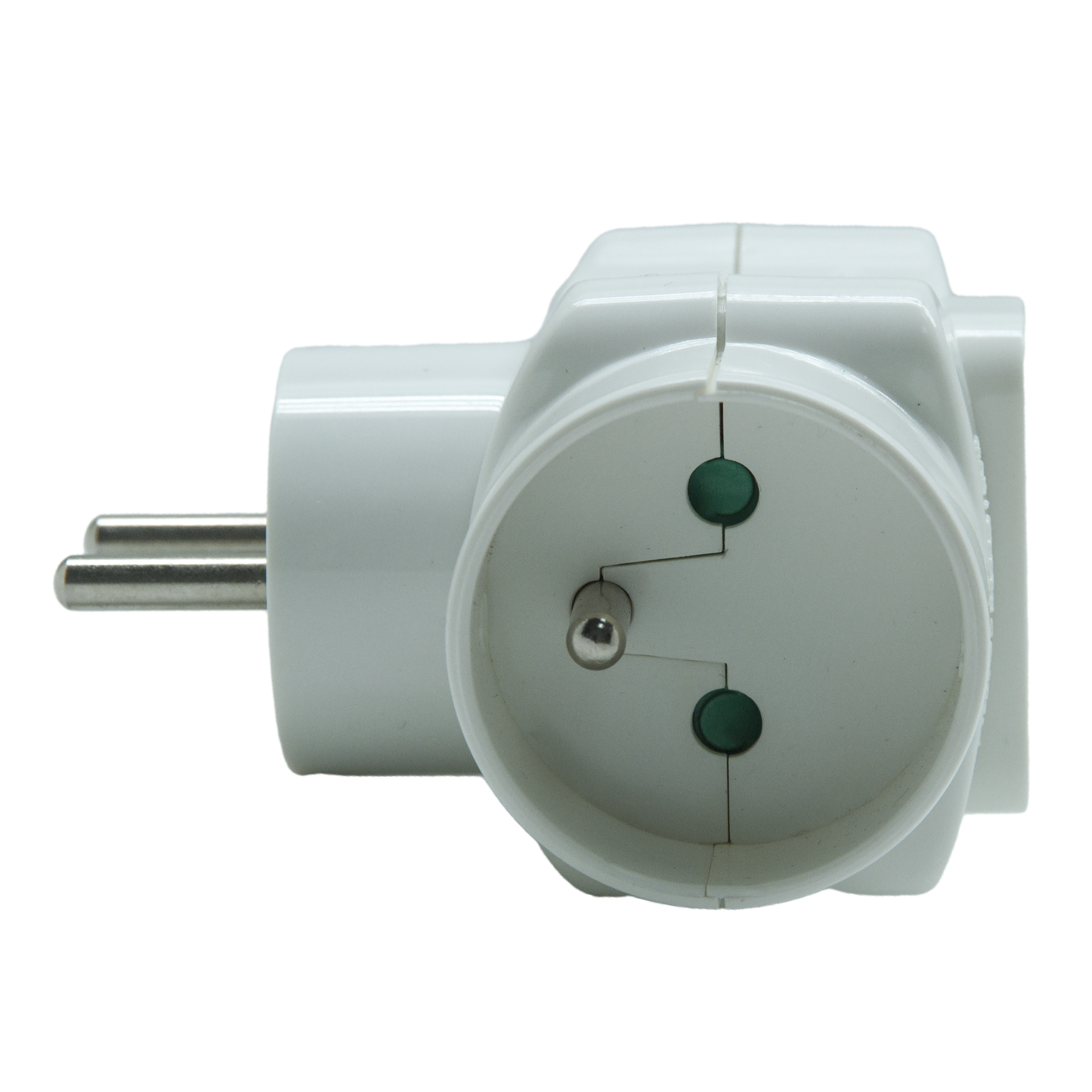 Triplite murale, 2 prises 16A + 1 prise 6A, blanc - 4