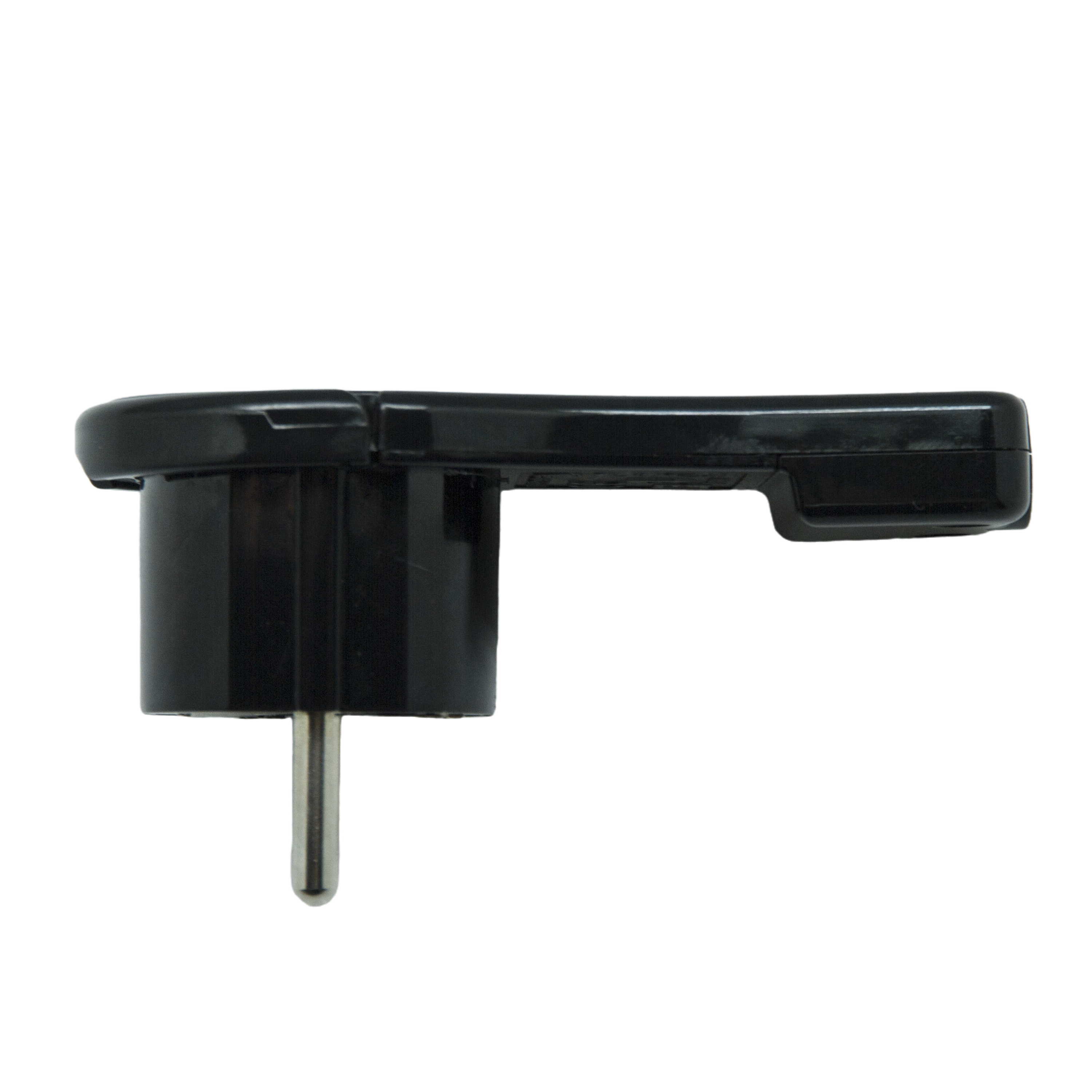 Fiche électrique plate mâle 2 pôles + terre, 16 A, noir, 1.5mm2 MAX - 2