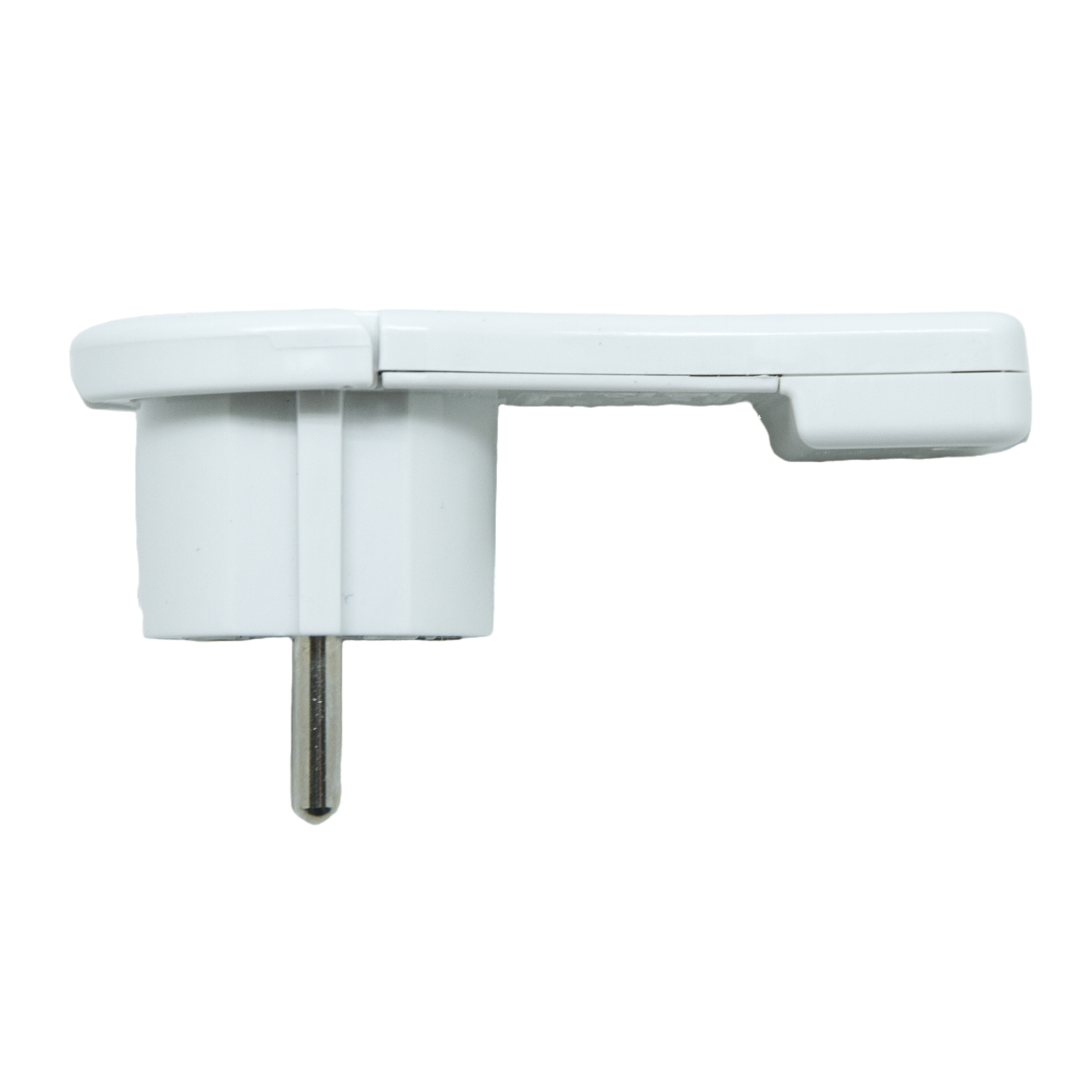 Fiche électrique plate mâle 2 pôles + terre, 16 A, blanc, 1.5mm2 MAX - 2