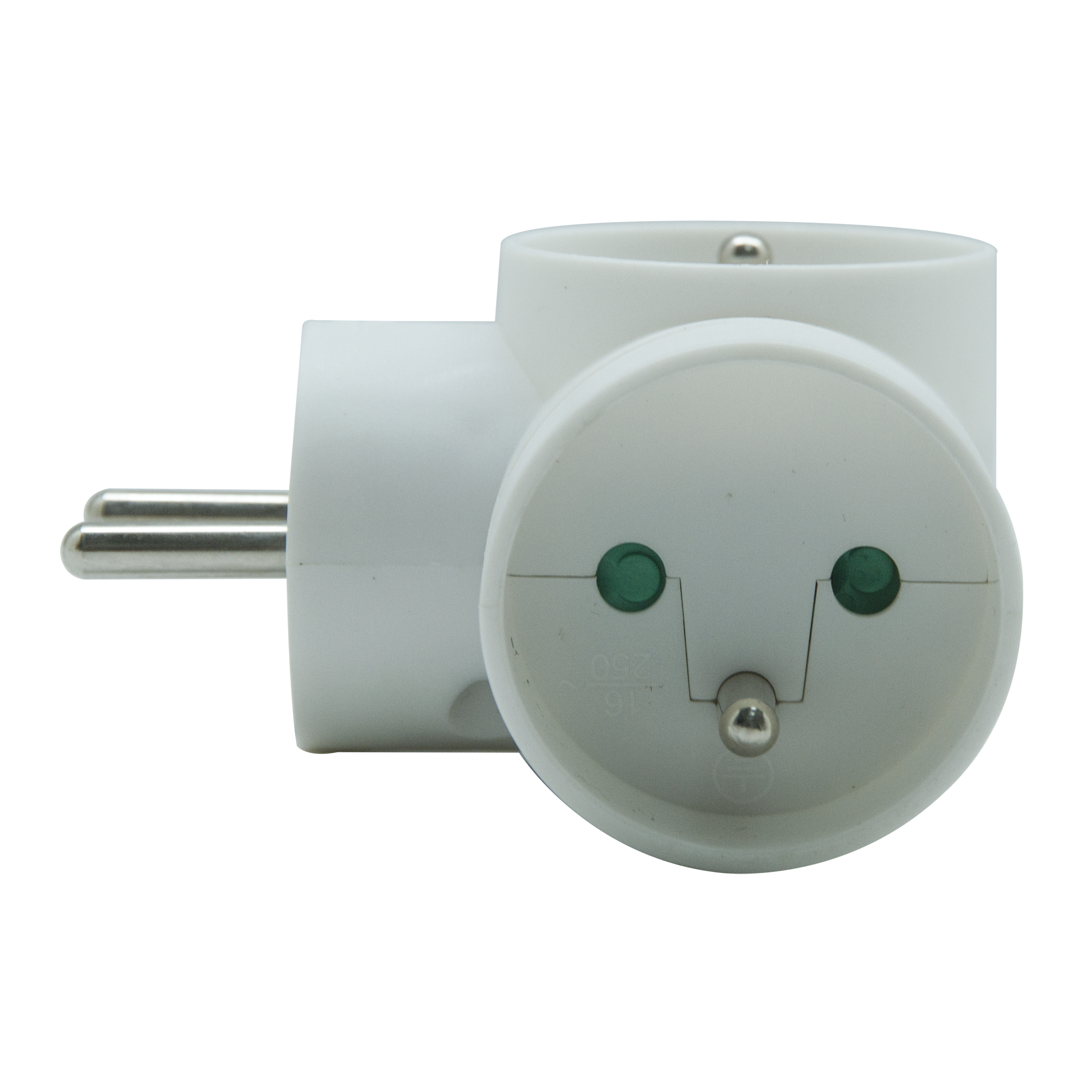 Triplite murale, 3 prises 16A, blanc - 3