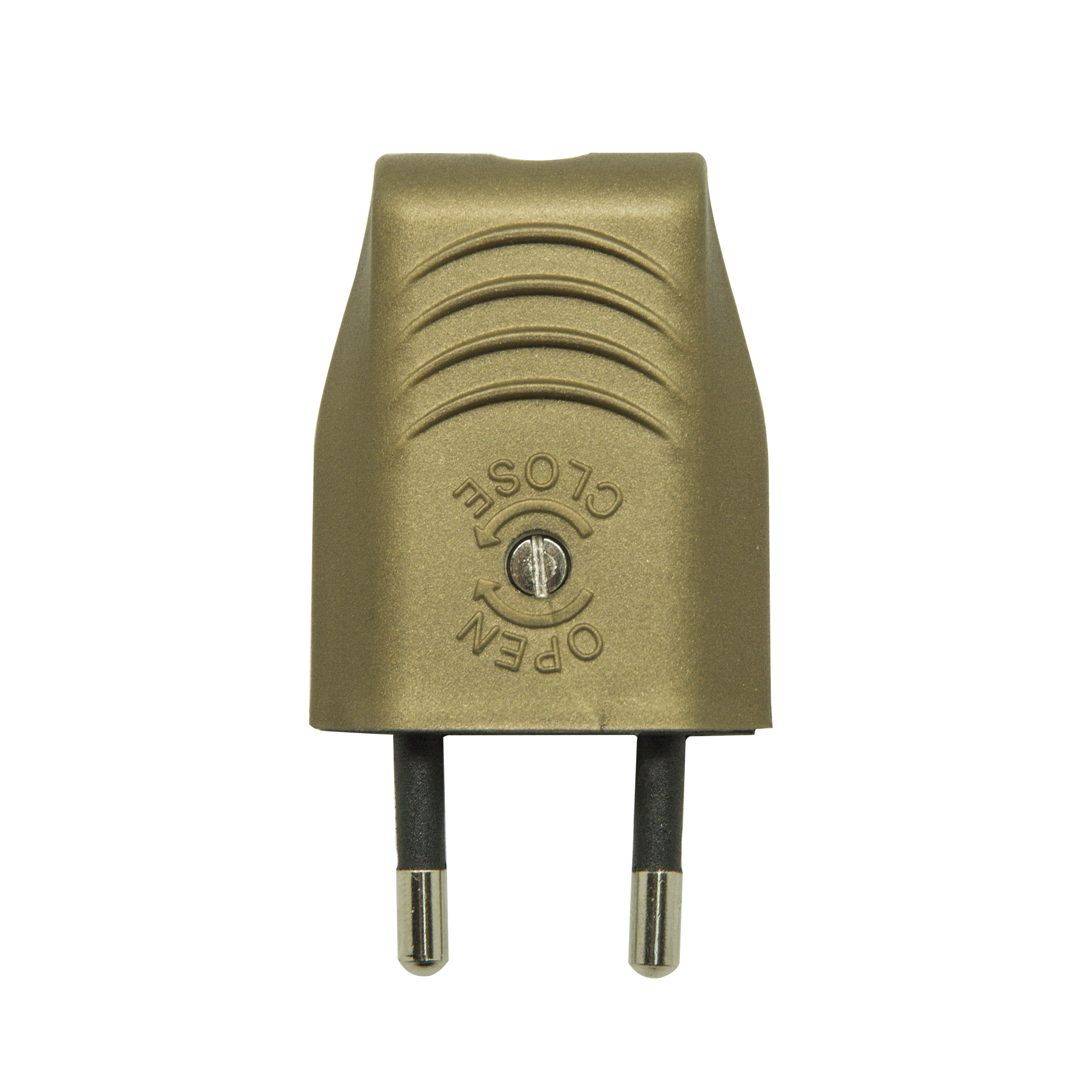 Ficha macho LEXMAN DOURADO 10A 250V - 3