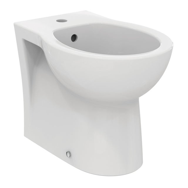 Bidet filomuro Tirso scarico a terra IDEAL STANDARD L 35.5 x H 40 x P 53 cm Bianco EUR