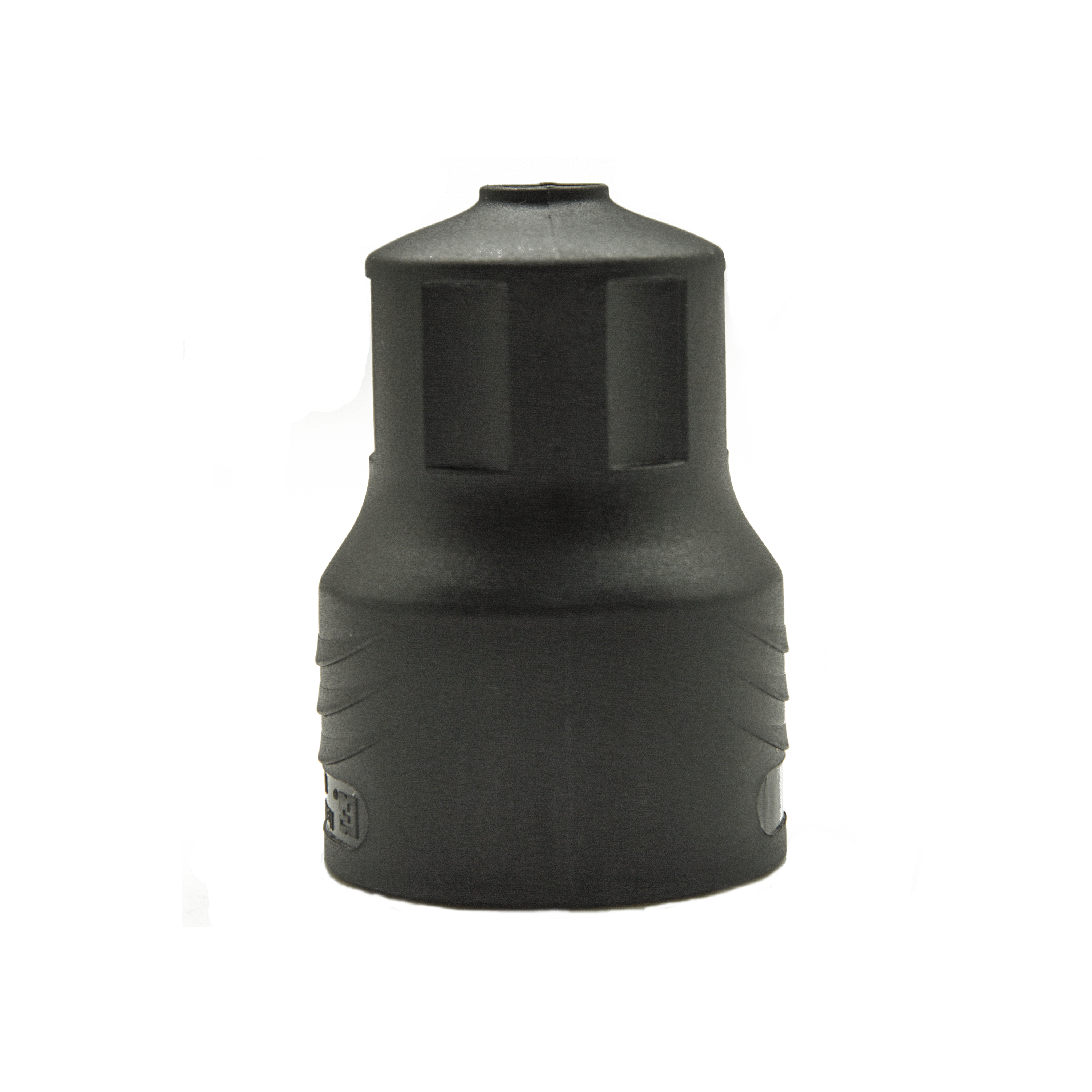 Fiche électrique femelle 2 pôles + terre, connexion en haut, 16 A, noir - 2