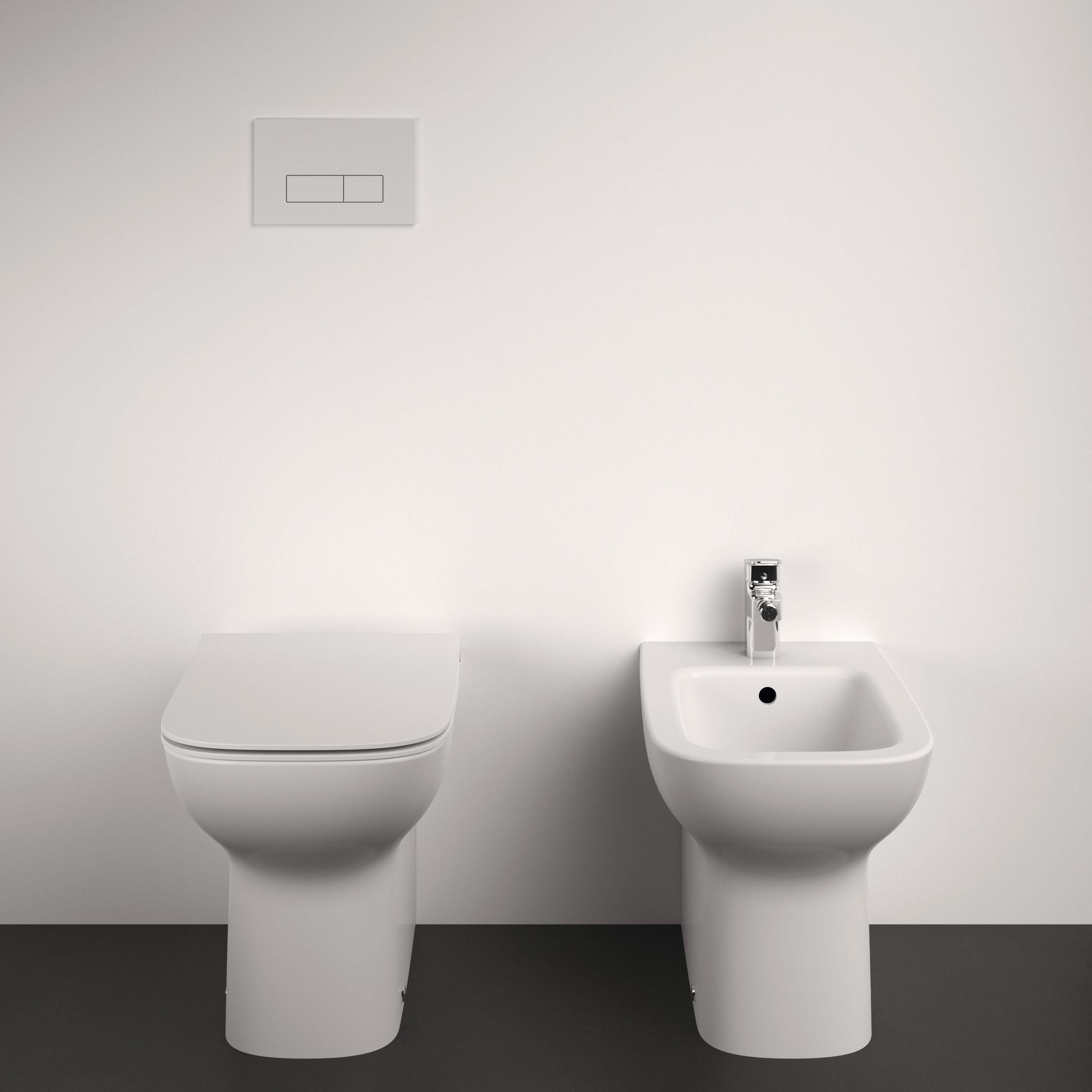 Bidet filomuro I.life A IDEAL STANDARD L 35.5 x H 40 x P 54 cm Bianco EUR - 3