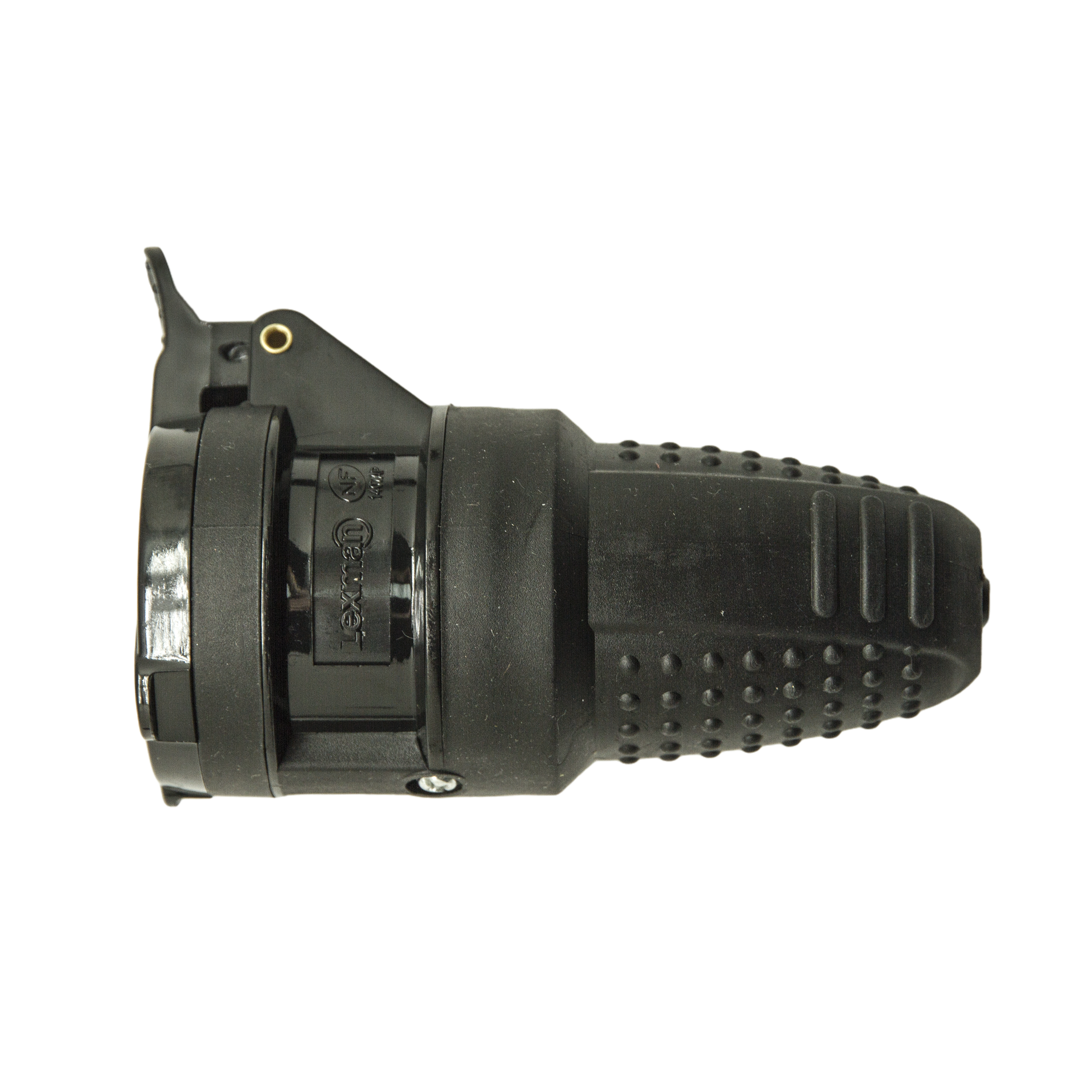 Ficha fêmea LEXMAN 2p+t 16a ip44 com tampa preta - 4