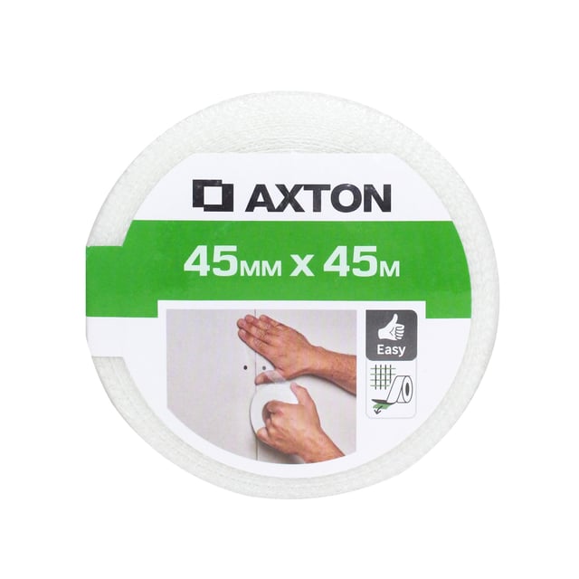 Bande à joint fibre de verre AXTON l.45 mm x L.45 m