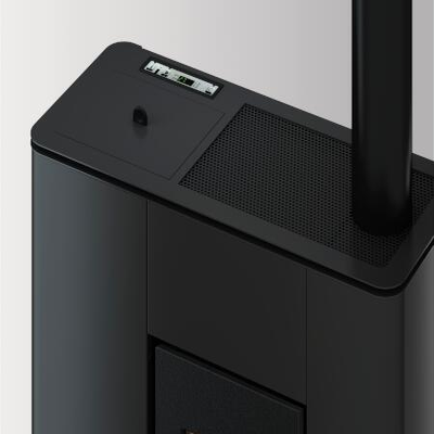 Le Poêle à granulés FREEPOINT Atrium 5 airtight a une grande flexibilité d'installation