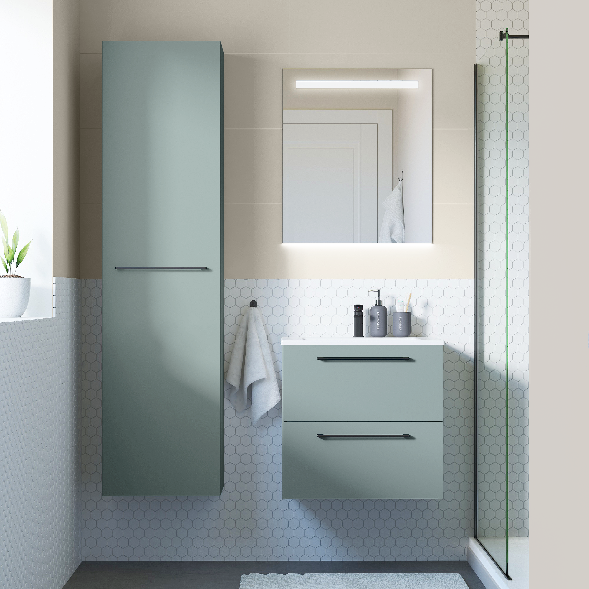 Colonne, vert, Remix - 6