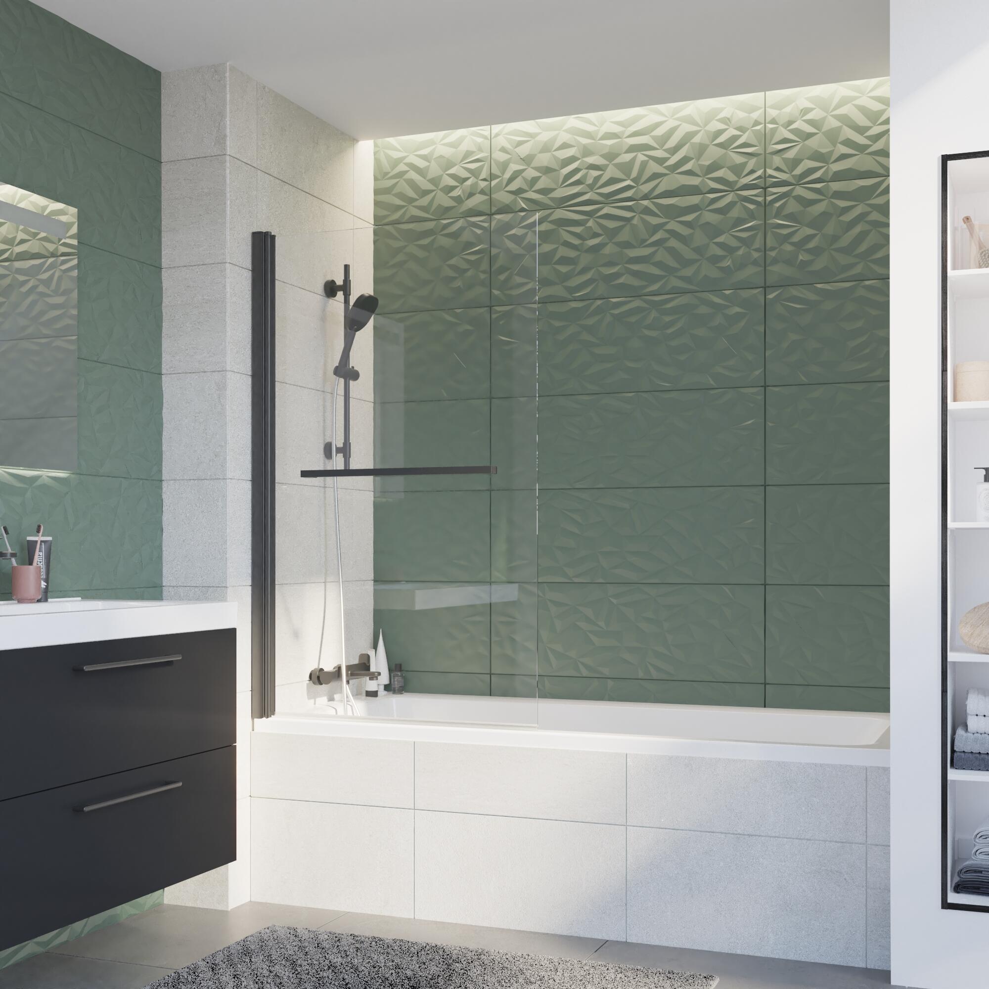 Baignoire rectangulaire L.180x l.80 cm blanc brillant, SENSEA Remix - 10