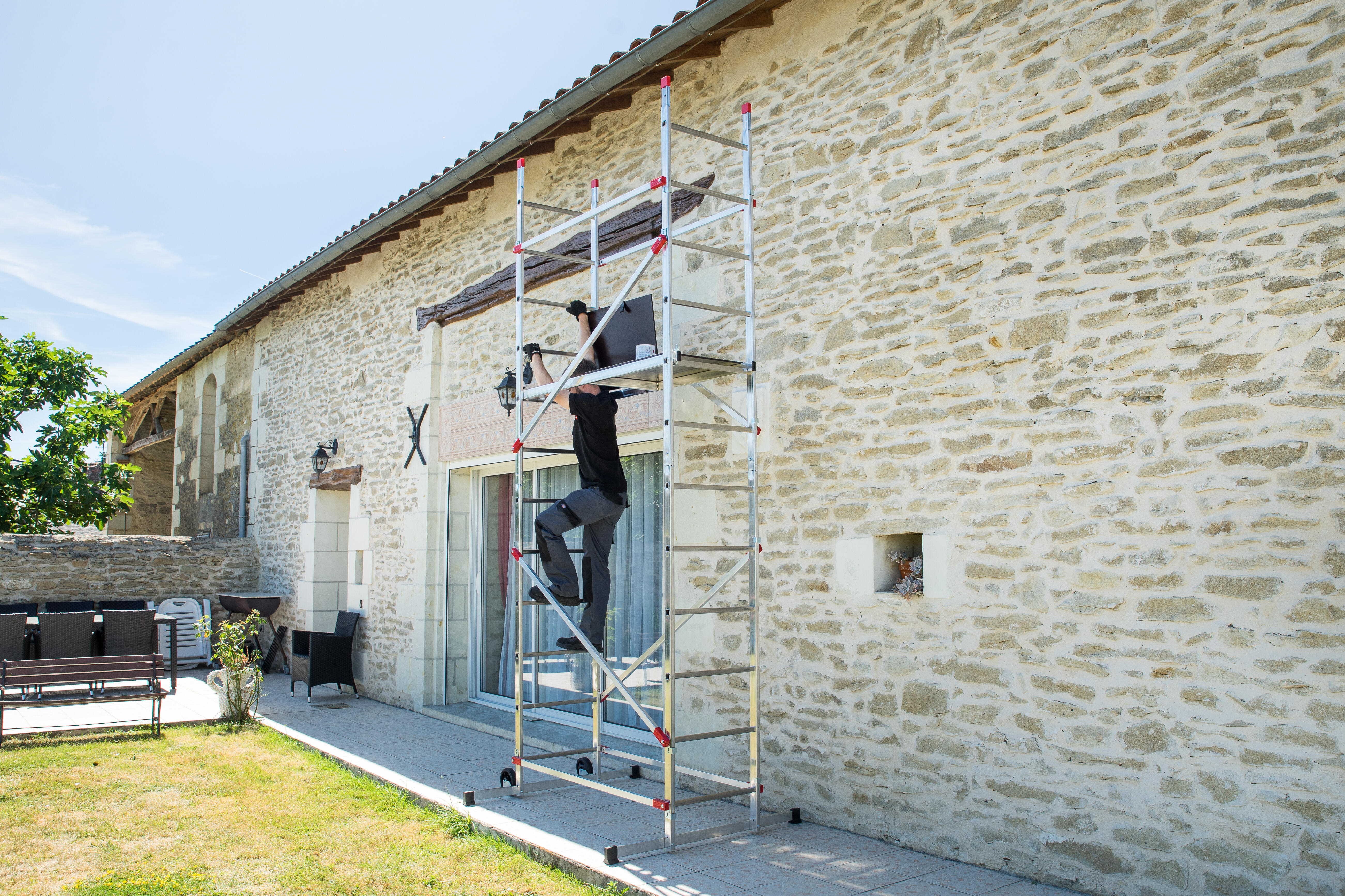 Echafaudage aluminium Fast & lock 5 HAILO - 2