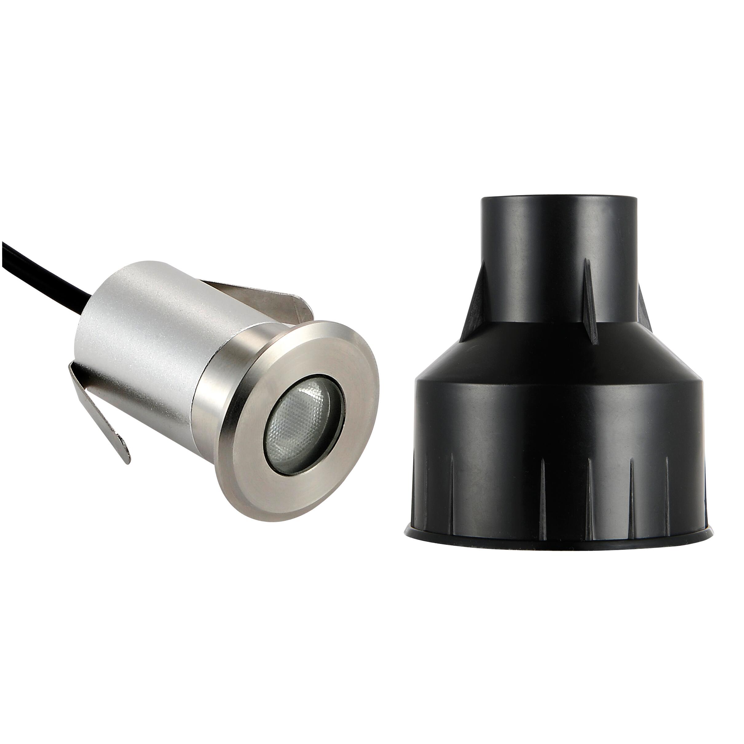 Faretto da incasso LED con fonte luminosa fisso 60ø grigio ø 4.2 cm luce bianco naturale - 4