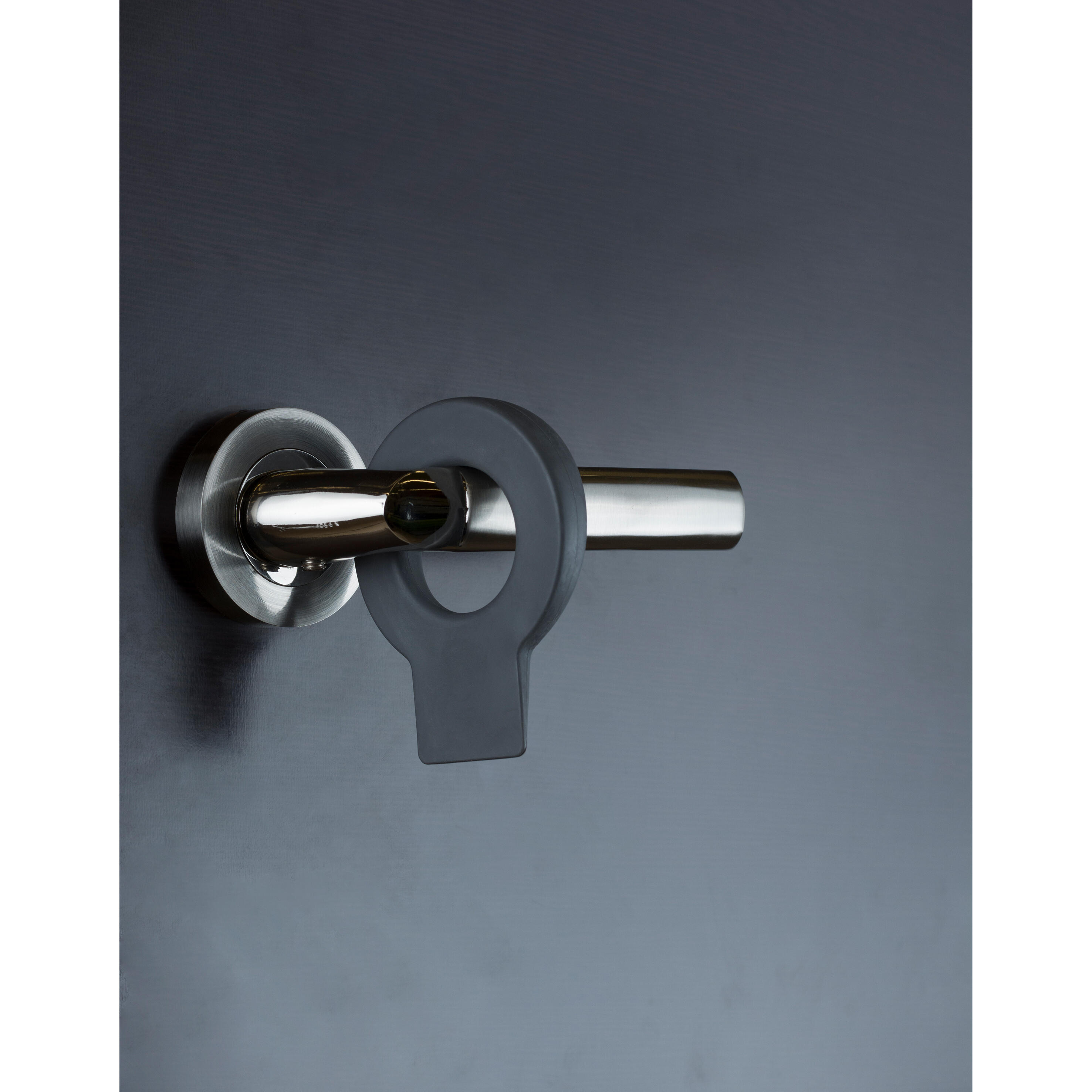 Cale porte amovible REI Lock plastique anthracite L6.3 cm x l.8.2 cm - 3