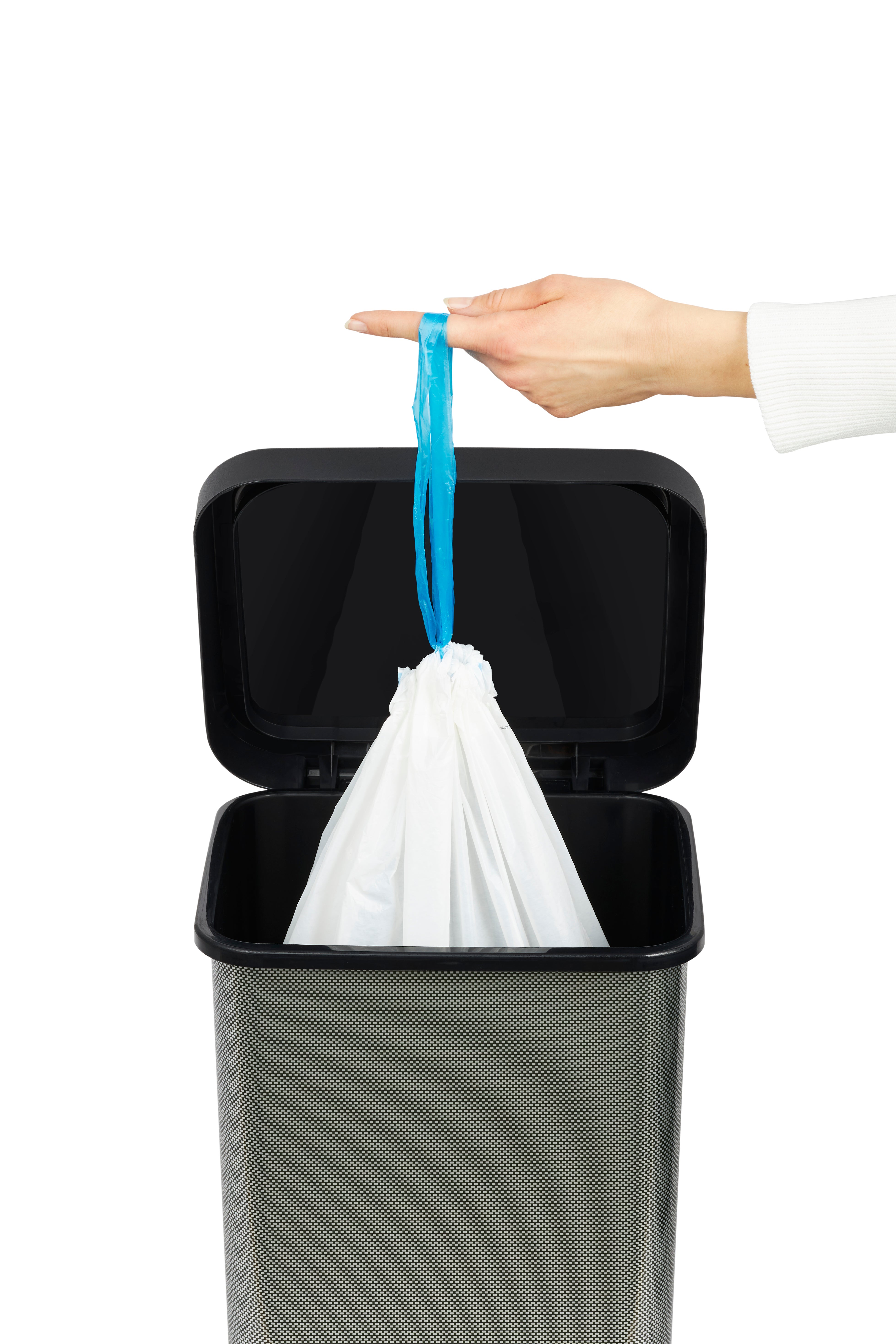 Poubelle  40L à pédale ROTHO Paso  carbone - 5