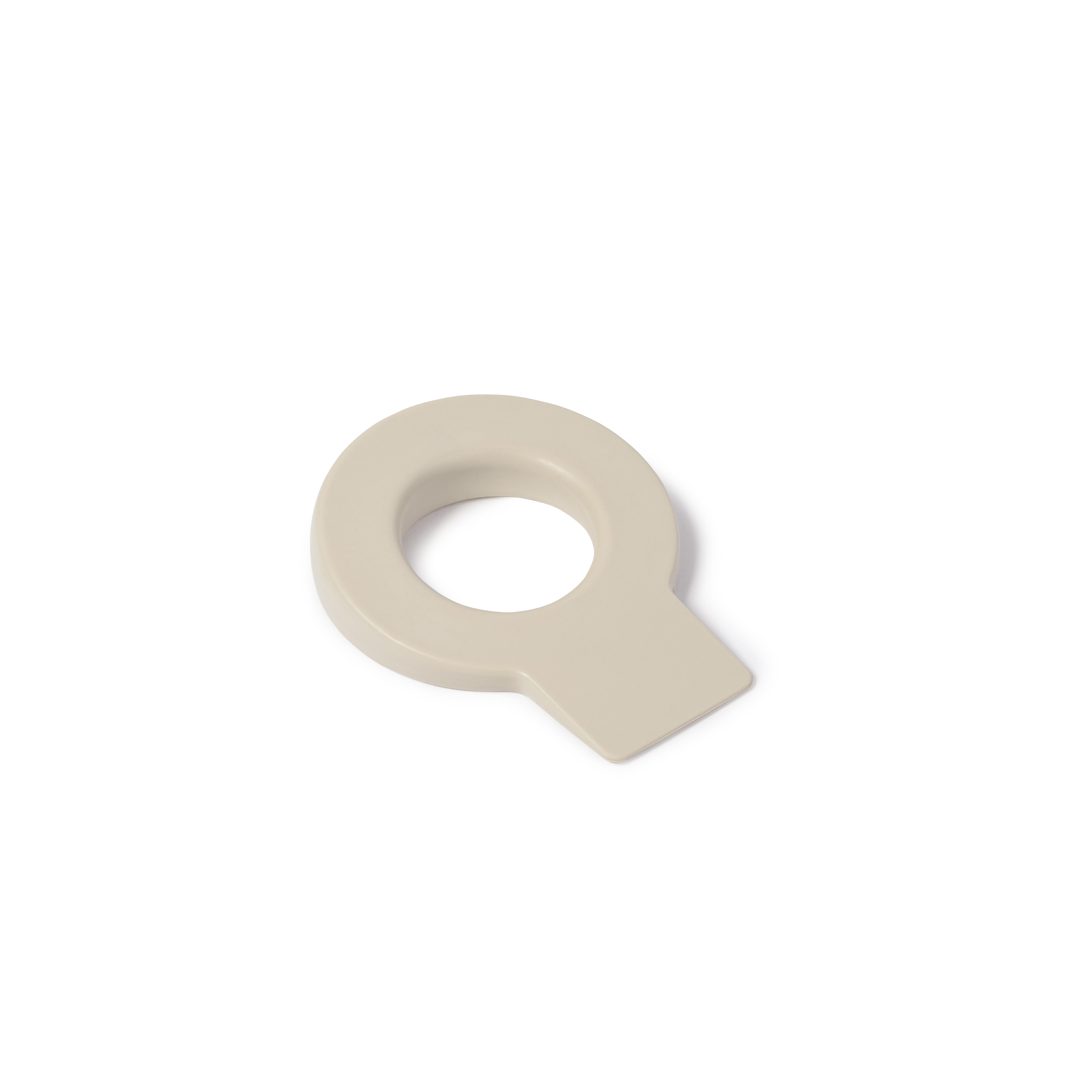 Cale porte amovible REI Lock plastique sable mat L6.3 cm x l.8.2 cm - 2