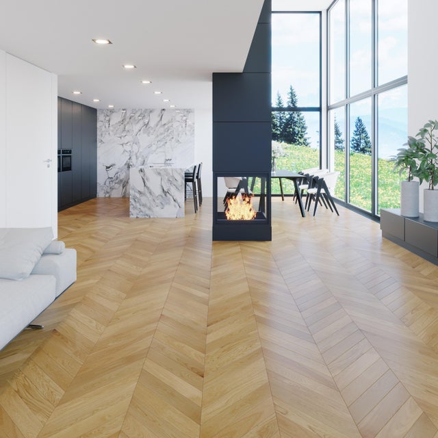 Parquet point de hongrie massif au meilleur prix | Leroy Merlin