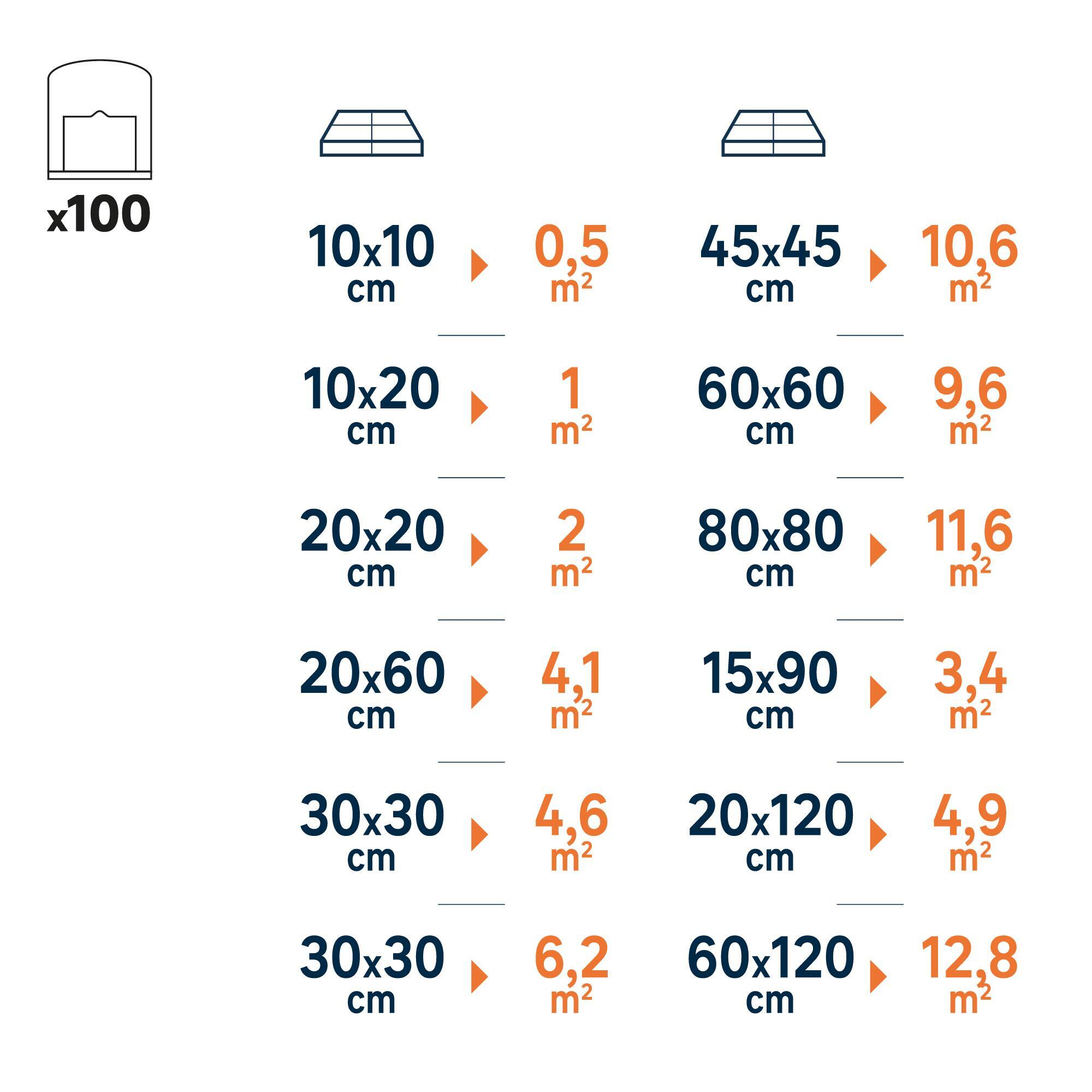 Sistema livellante per piastrelle in polipropilene a Dritto Sp 0.5 mm arancione, confezione da 100 pezzi - 8