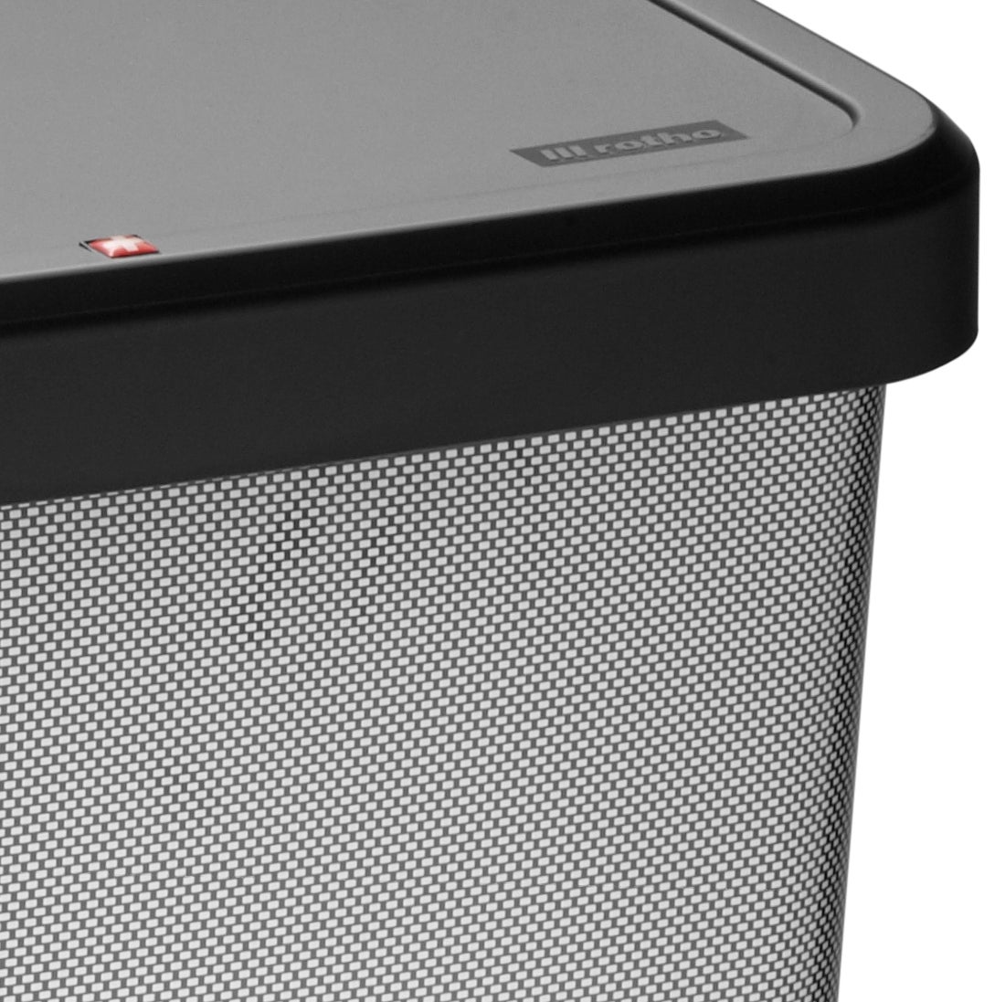 Poubelle  40L à pédale ROTHO Paso  carbone - 4