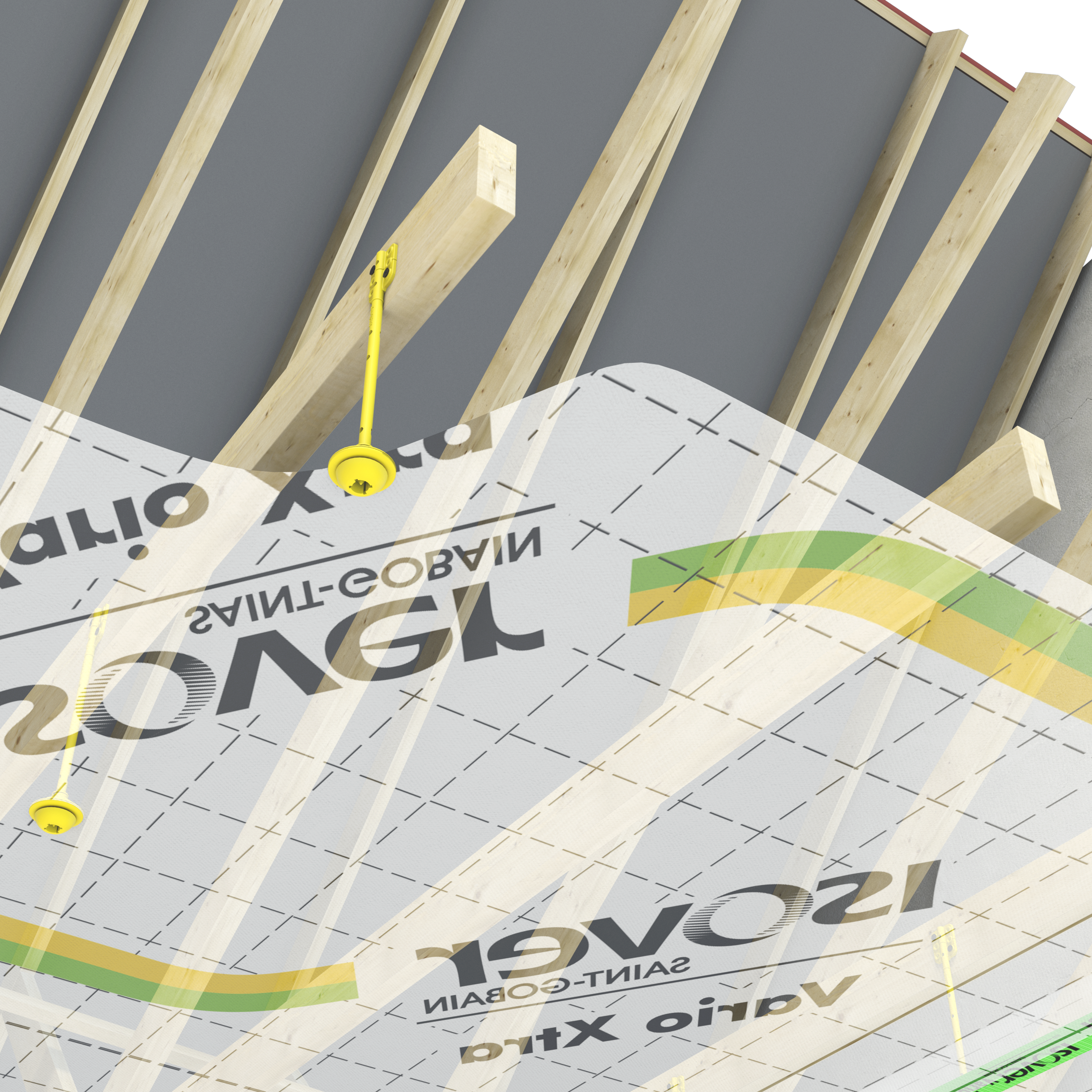 Boite de 50 suspentes Integra2 200-240mm pour combles aménagés & plafonds,Isover - 3