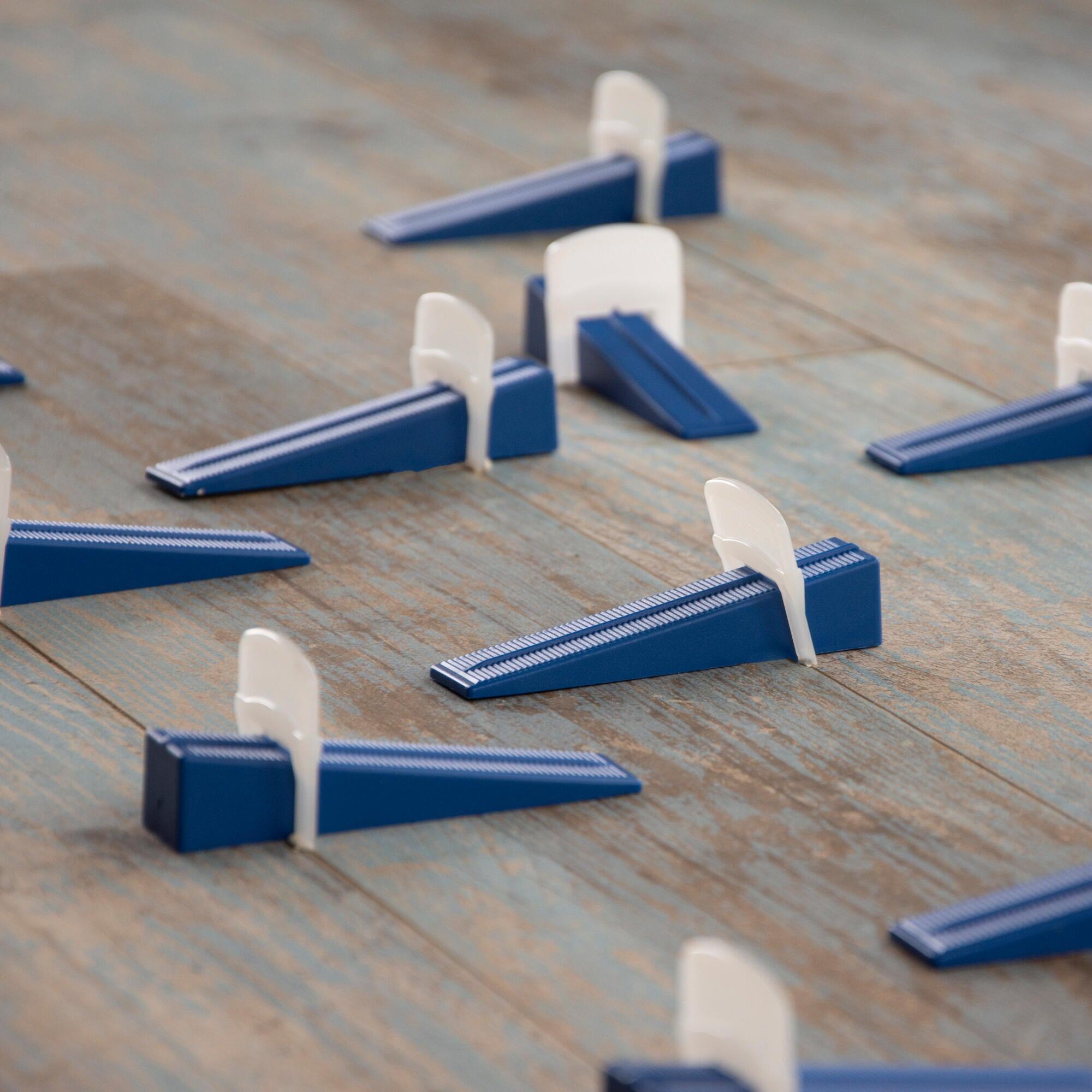 Cuneo in polipropilene a Dritto ls wedge Sp 3 mm blu, confezione da 100 pezzi - 9