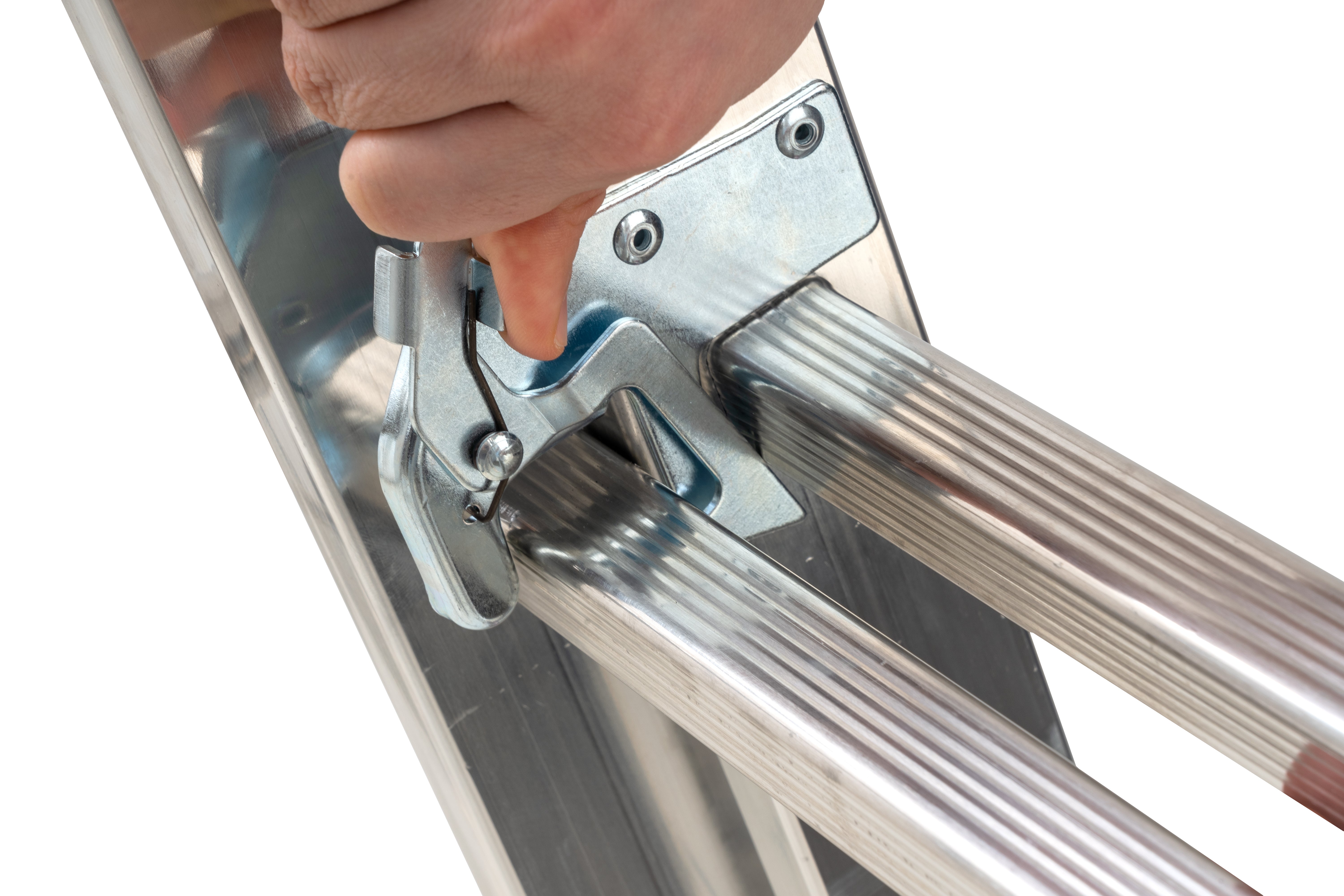 Echelle transformable aluminium HAILO 2 marches - 7