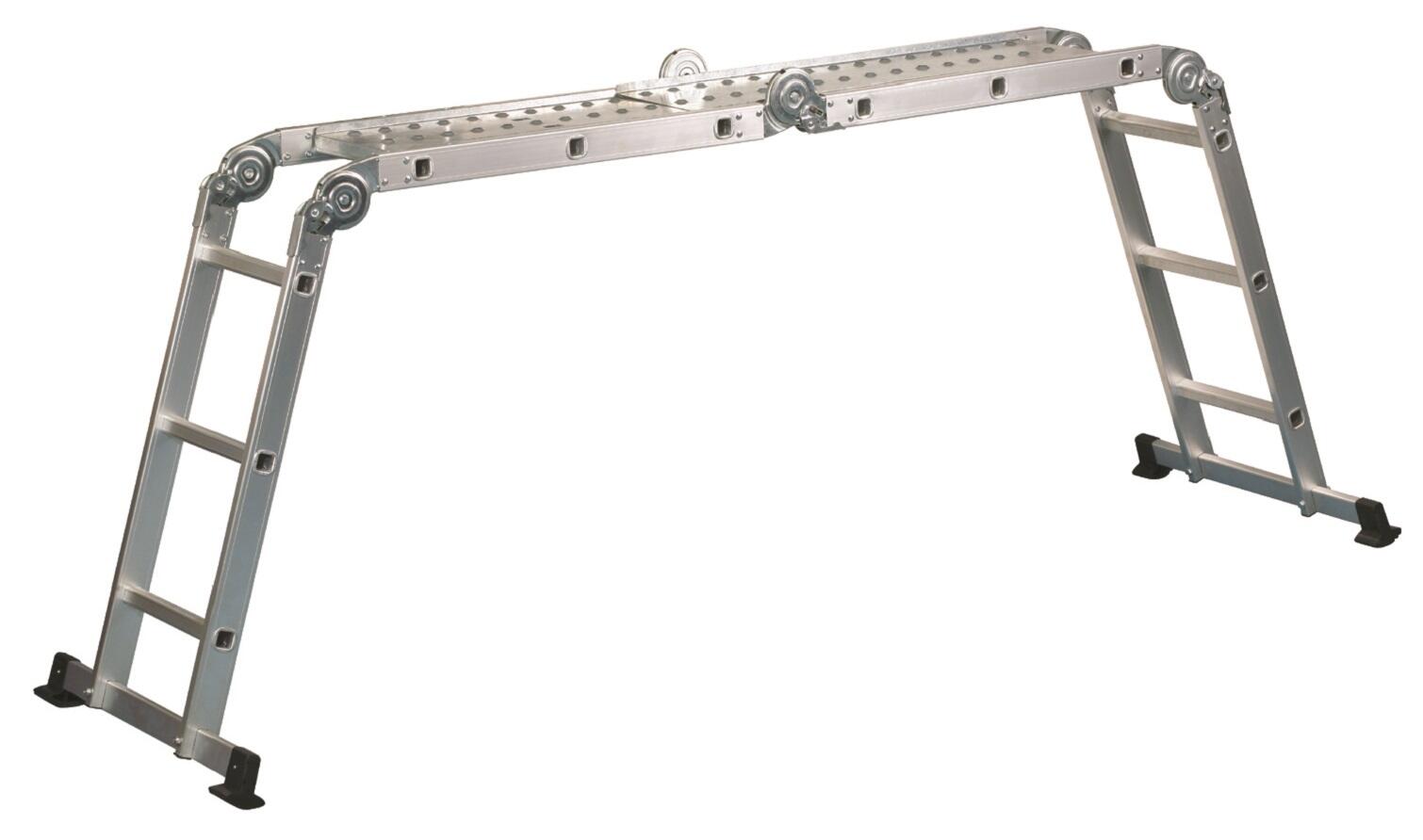 Echelle multiposition aluminium HAILO 12 marches - 8