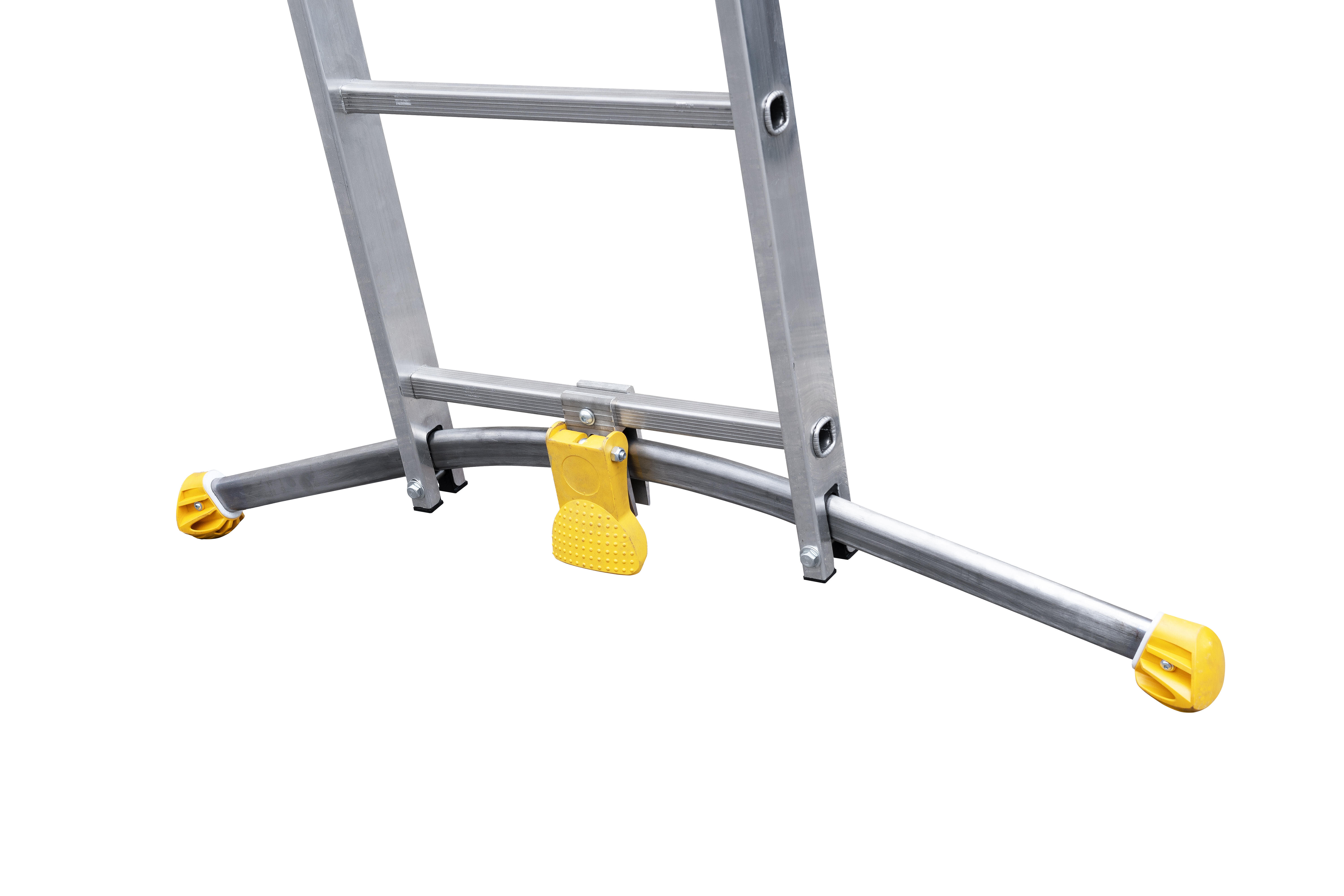 Echelle transformable aluminium HAILO 24 échelons H.4.95 m - 9