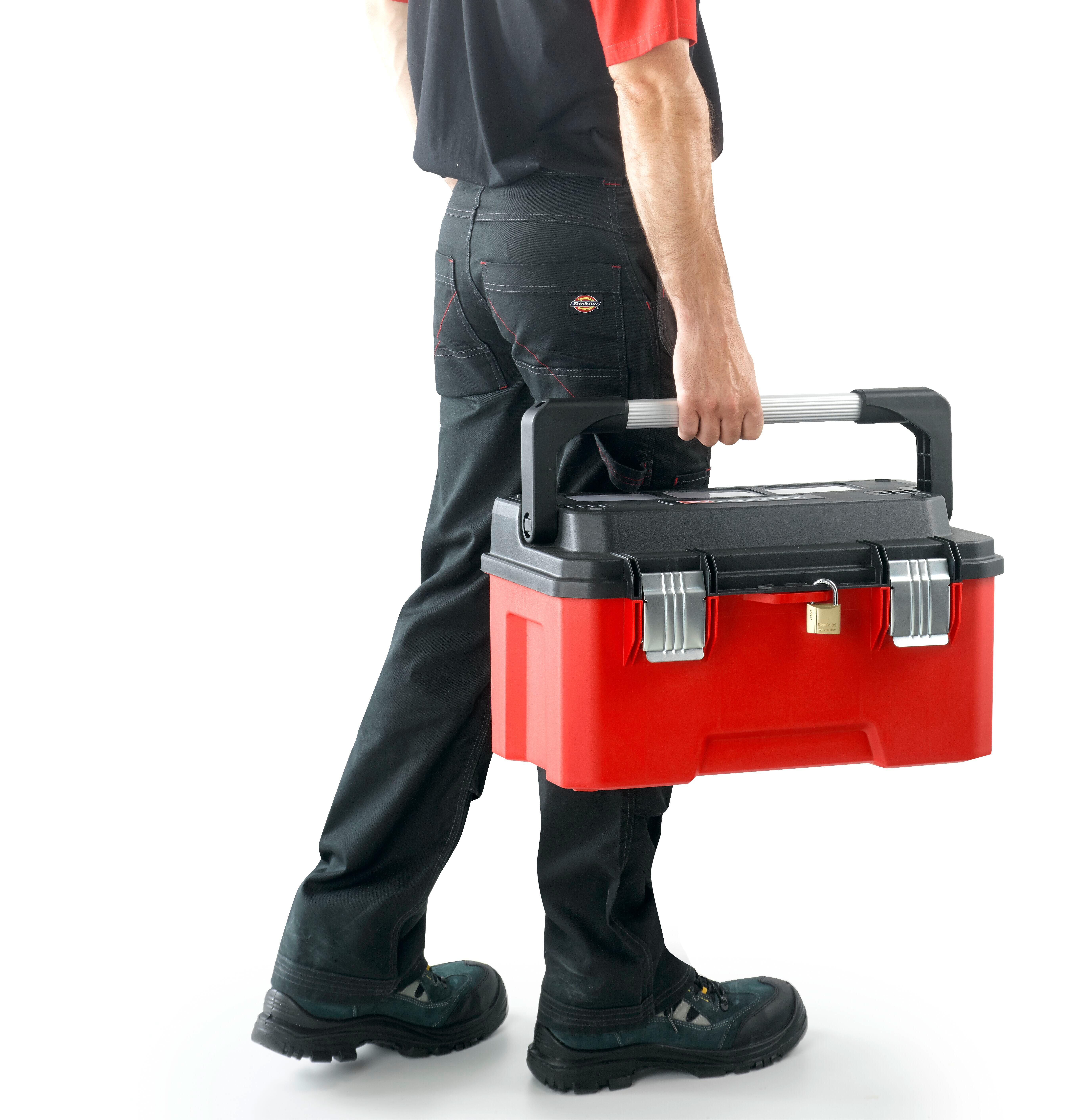Boîte à outils polypropylène rouge l.27 cm FACOM - 2