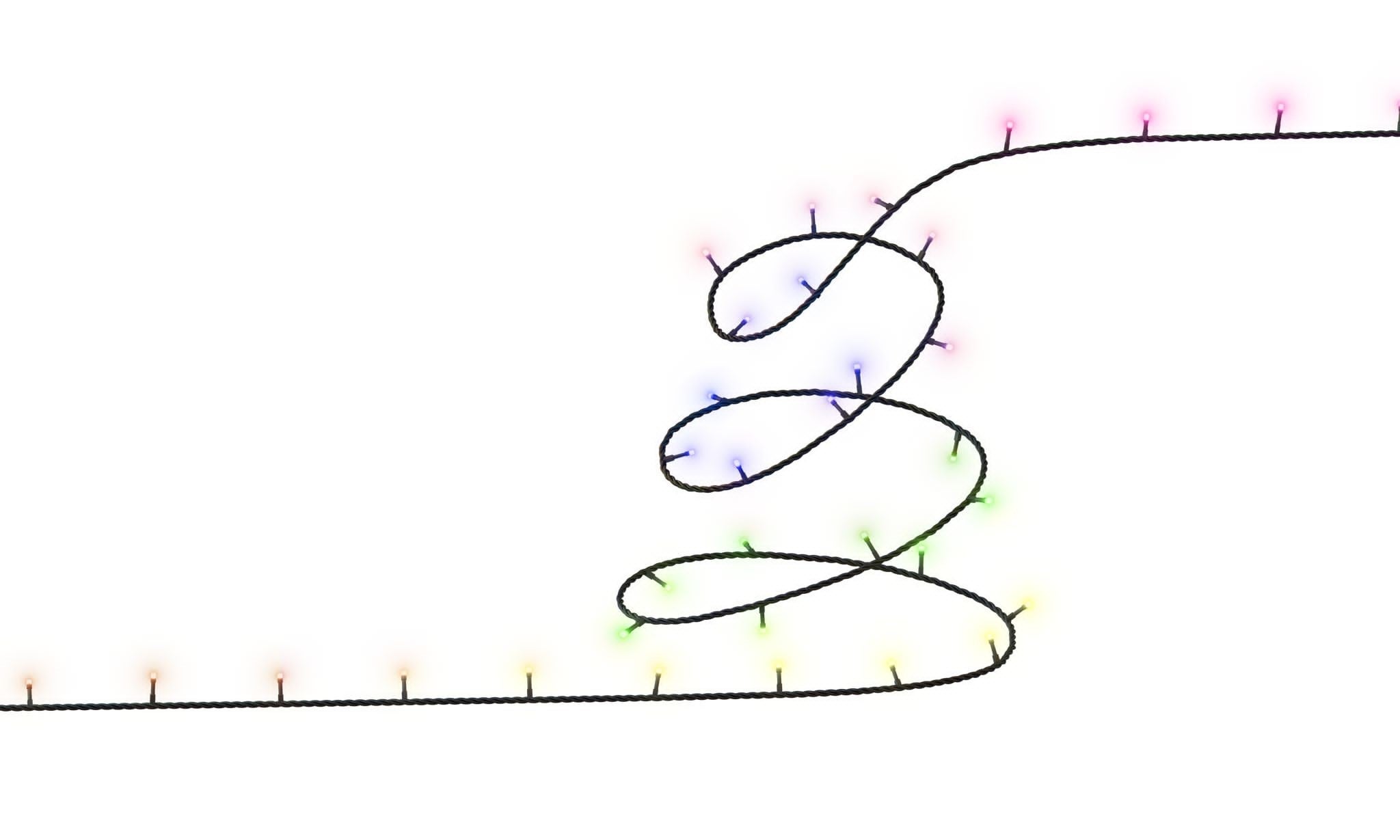 action guirlande de noel