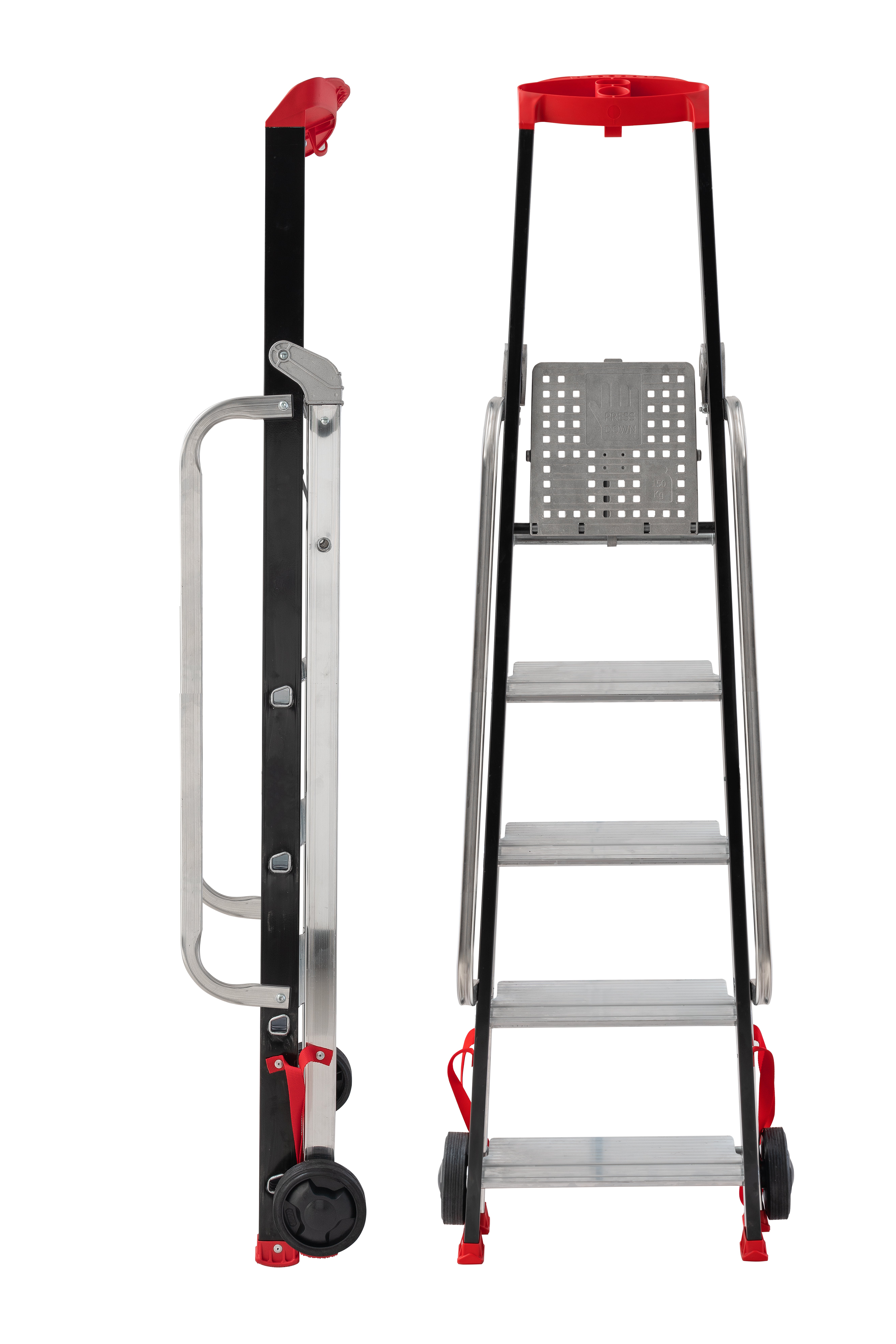 Escabeau alu pro 5 marches HAILO - 4