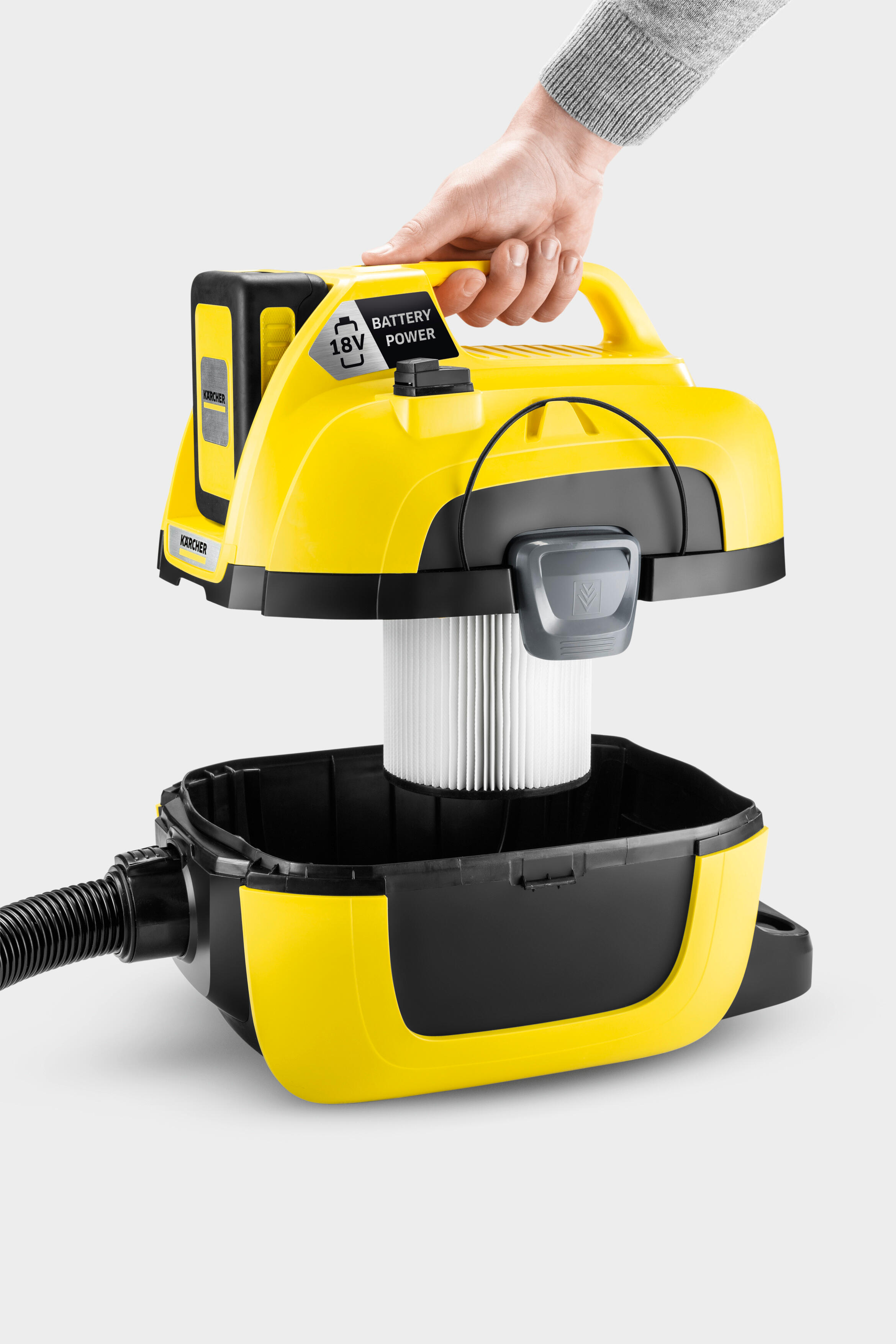 Aspirateur de chantier eau et poussières KARCHER sans batterie, 0 kPa, 7 l - 3