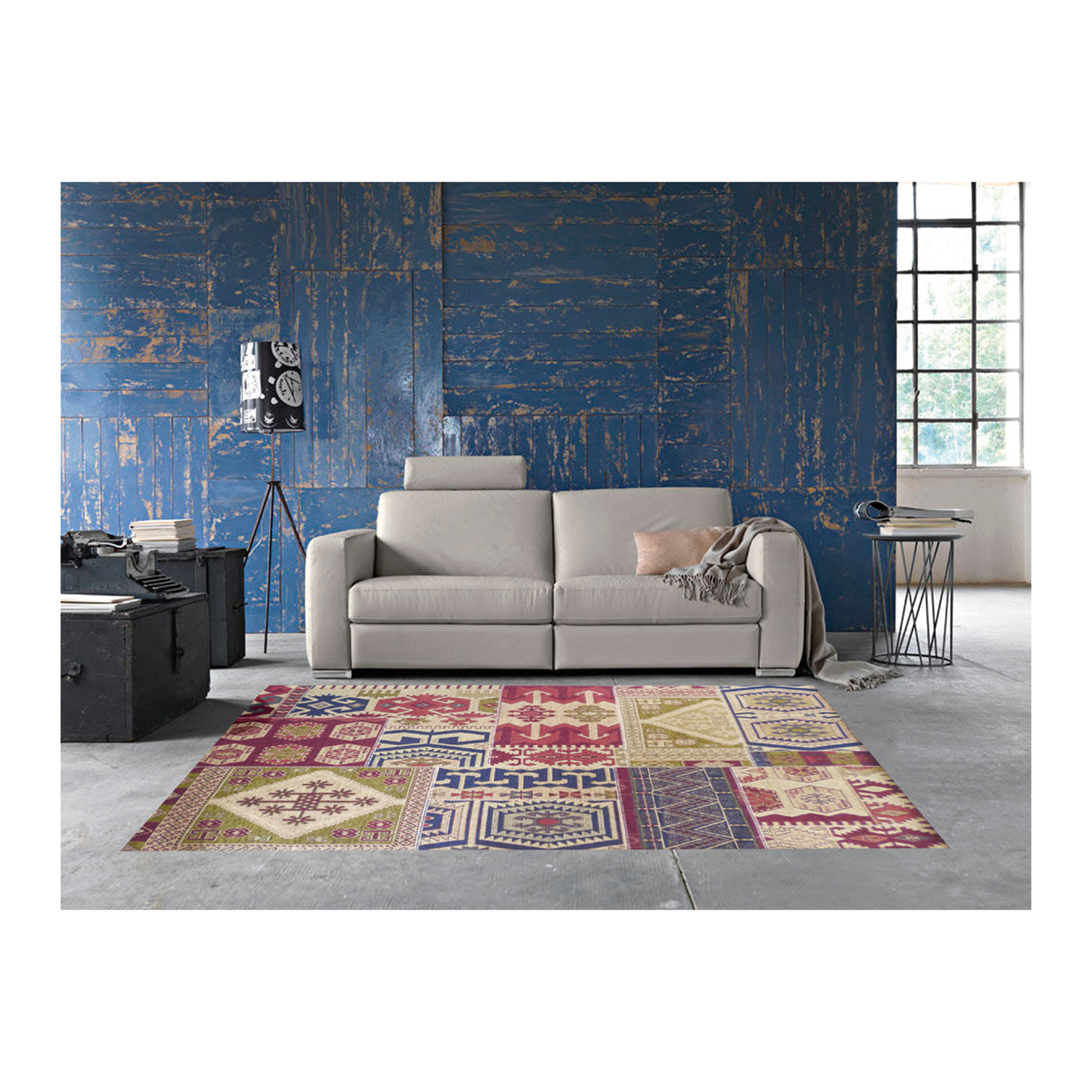 Tappeto Modern kilim orientale in acrilico multicolor, L 230 x L 160 cm - 3