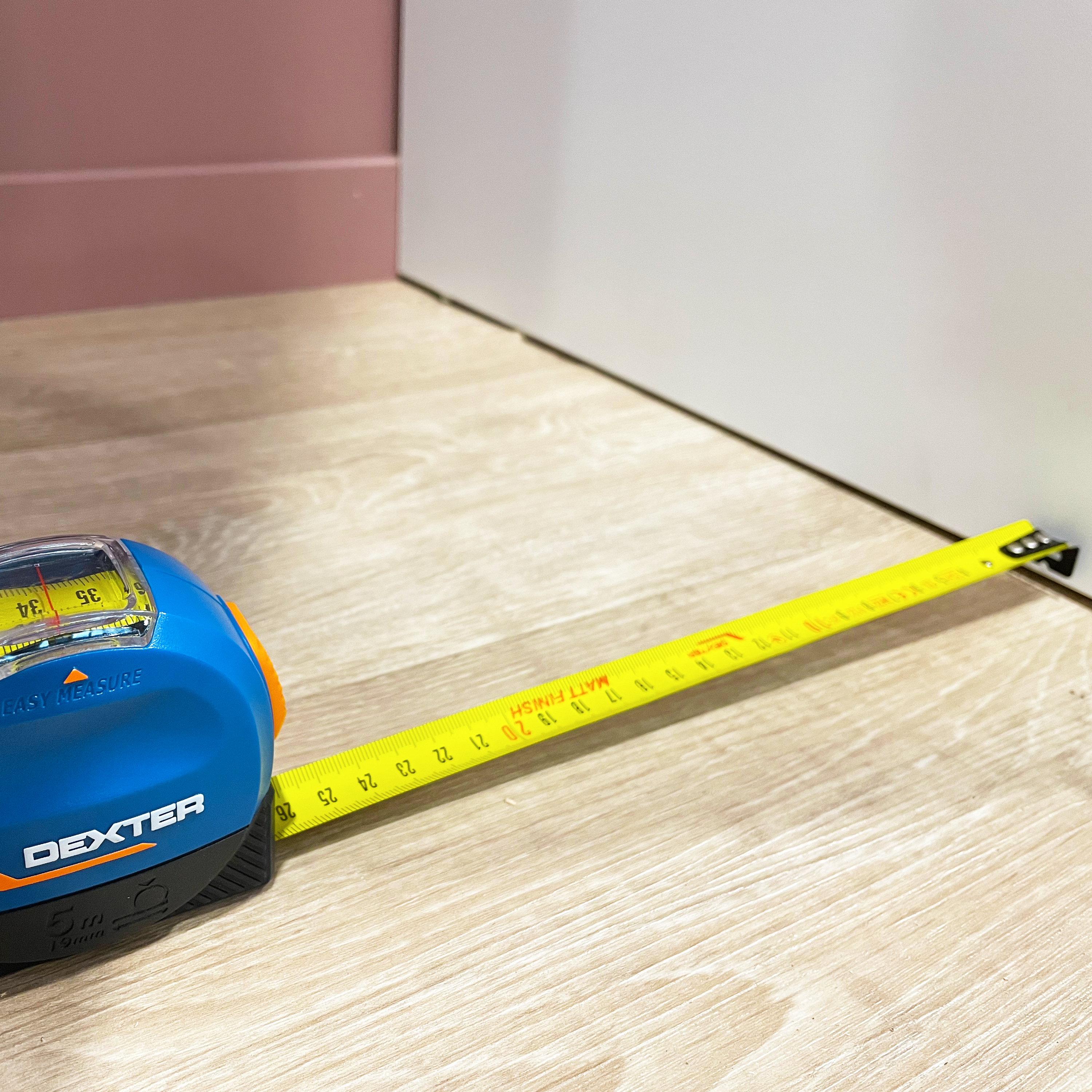 Fita métrica com janela 5 m 19 mm Dexter - 3