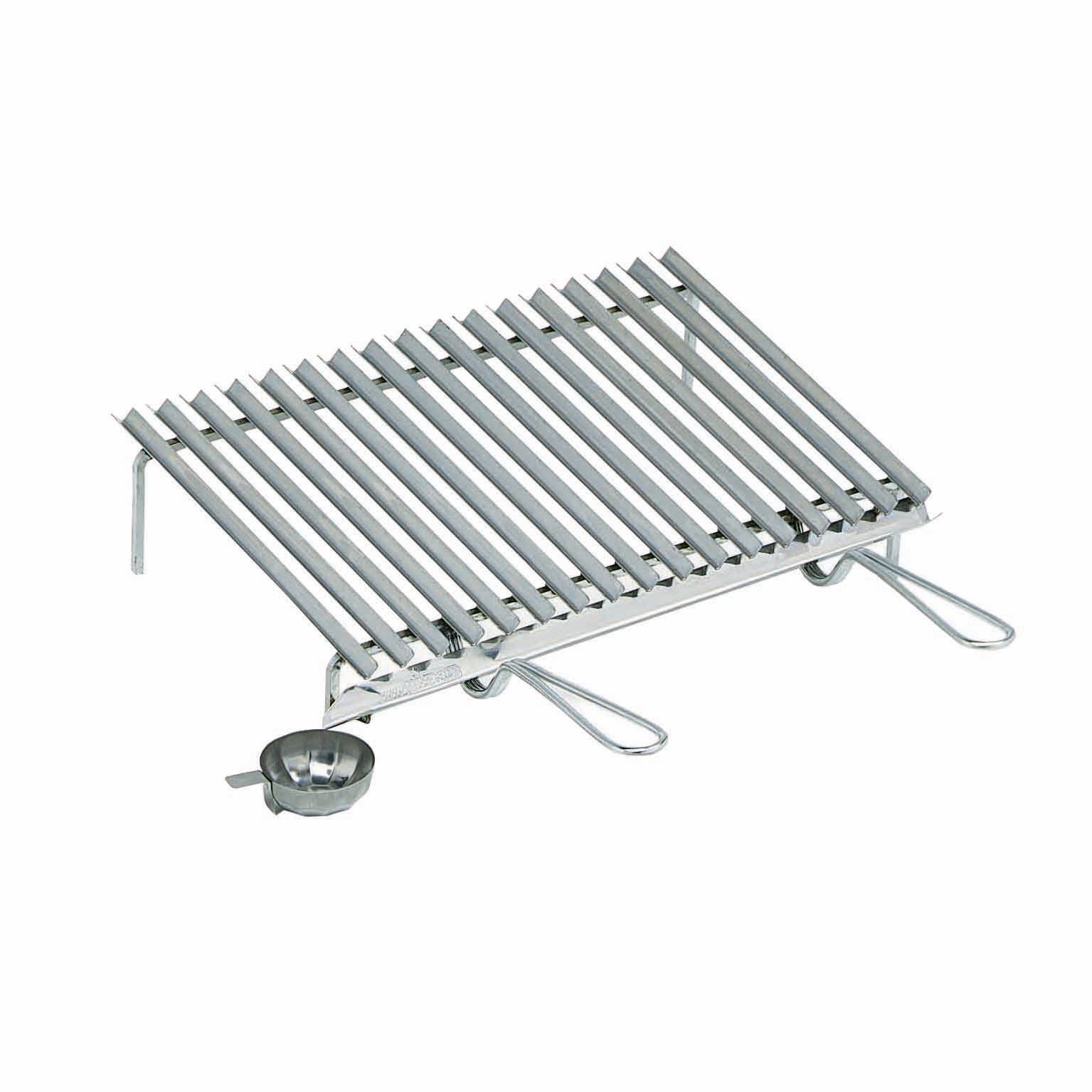 Imex la Volpe 10804-Griglia per camino con cassetti, 60 x 45 cm