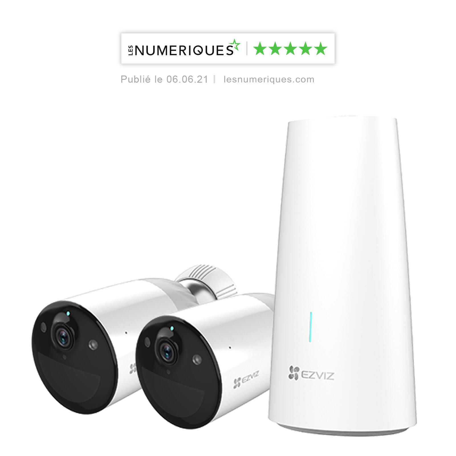 Kit 2 caméras de surveillance extérieure sans fil BC1 EZVIZ
 - 1