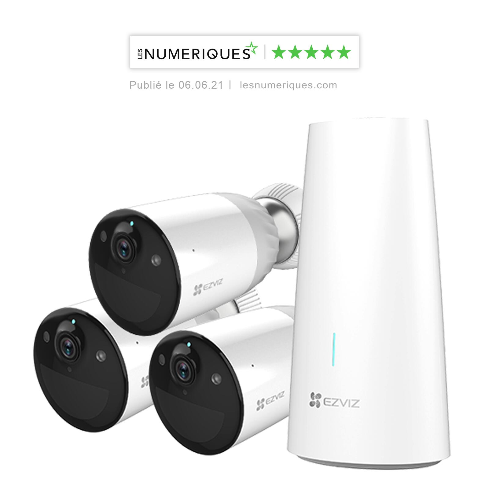 Kit 3 caméras de surveillance extérieure sans fil BC1 EZVIZ
 - 1