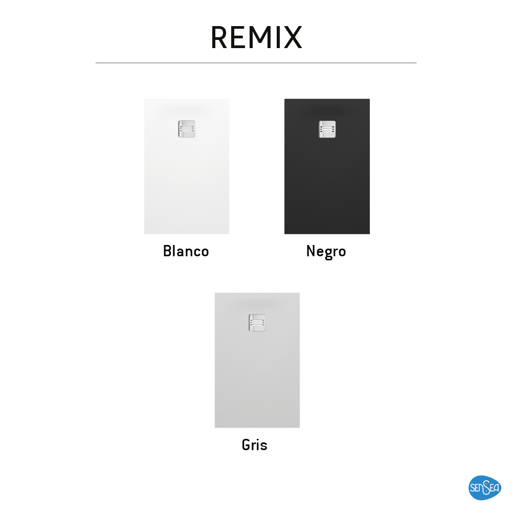 Base de duche SENSEA REMIX RESINA 70X120 BRANCO MATE - 10