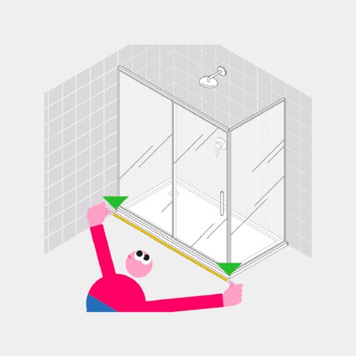 Rilievo misure step by step: ti aiutiamo a prendere le misure per una nuovo box doccia angolare