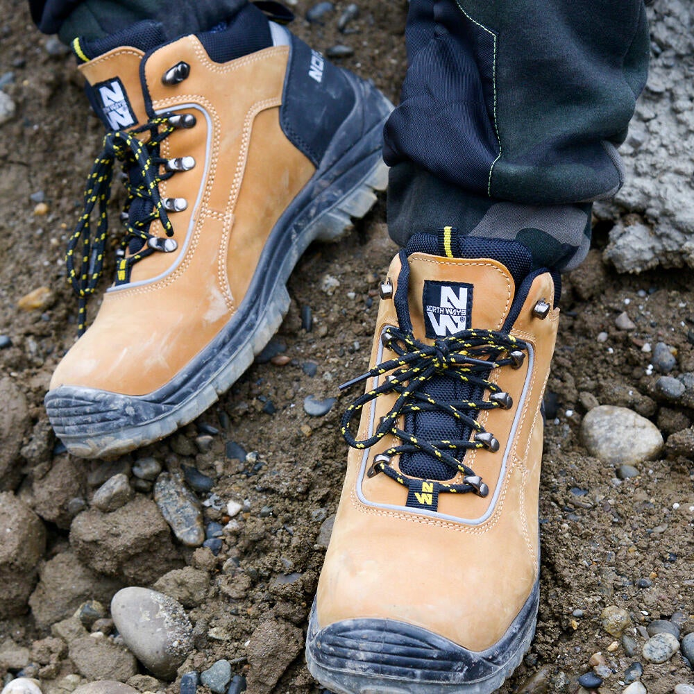 Chaussures de travail de sécurité hautes NORTH WAYS Ryan, camel T47 - 2