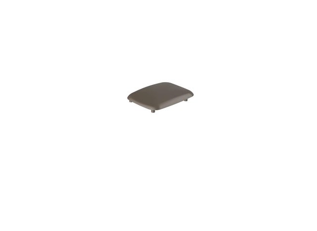 Chapeau aluminium pour poteaux Composite PREMIUM+ Taupe, H.1.7 x l.5 x P.6.5 cm