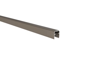 Profil de finition aluminium haut/bas Composite PREMIUM+ Taupe L 145cm