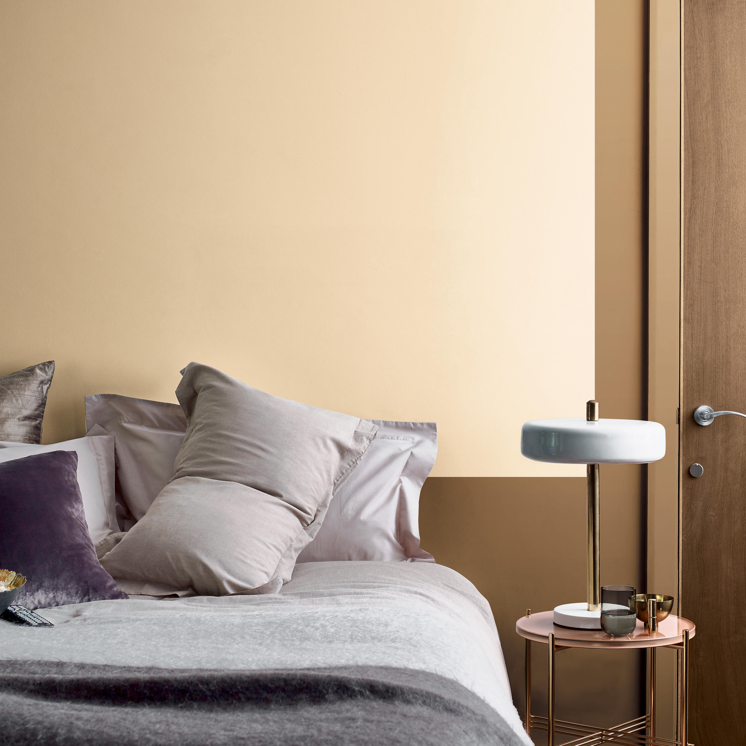 Testeur peinture mur, boiserie biscuit mat DULUX VALENTINE Crème de couleur 0.03 - 4