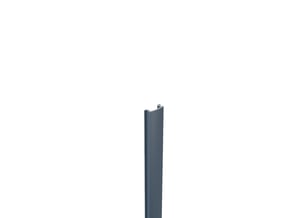 Baguette de réglage et finition Composite PREMIUM + gris anthra. H 184,5cm