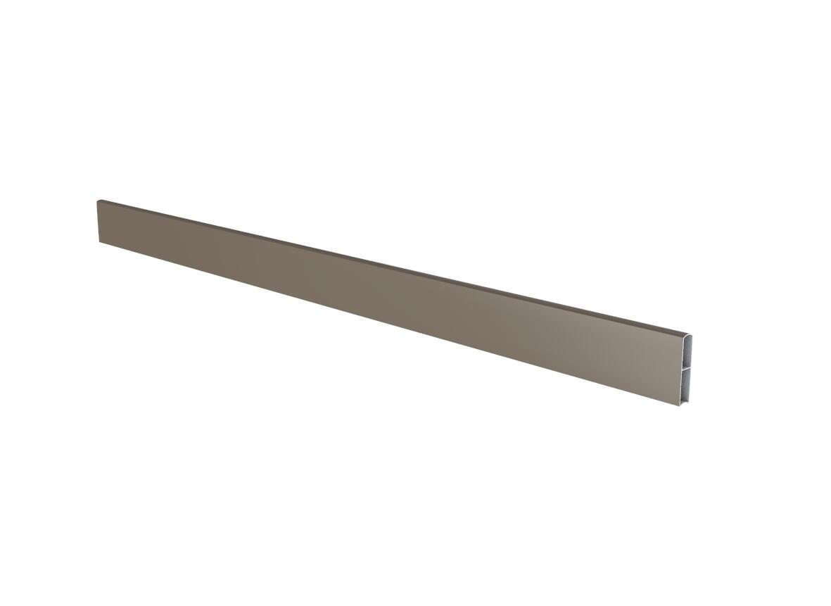 Lame aluminium décor ajourée Composite PREMIUM+ Taupe H9 x L 150 cm - 2