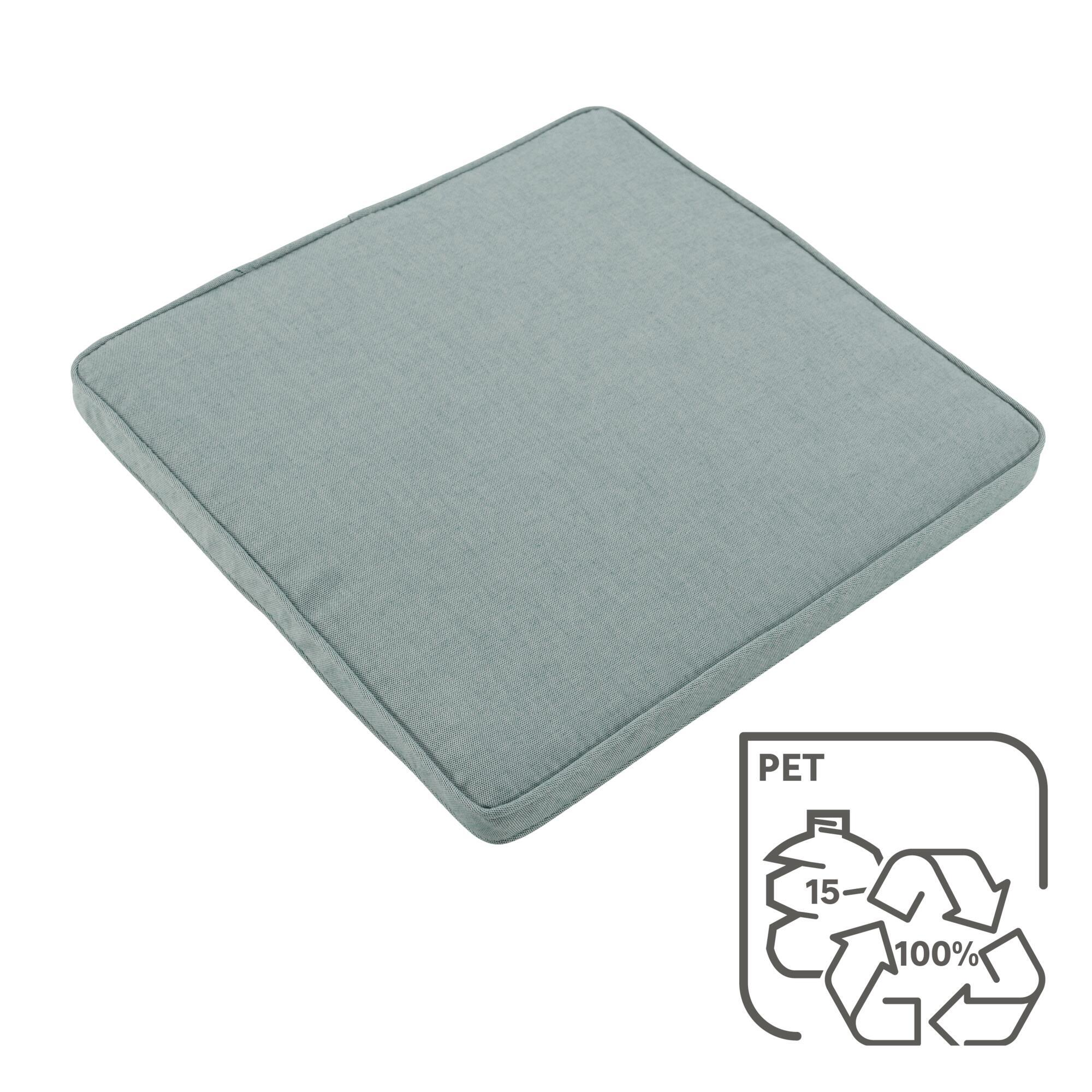 Coussin de chaise Reseat, vert, l.50 x L.50 cm NATERIAL - 3