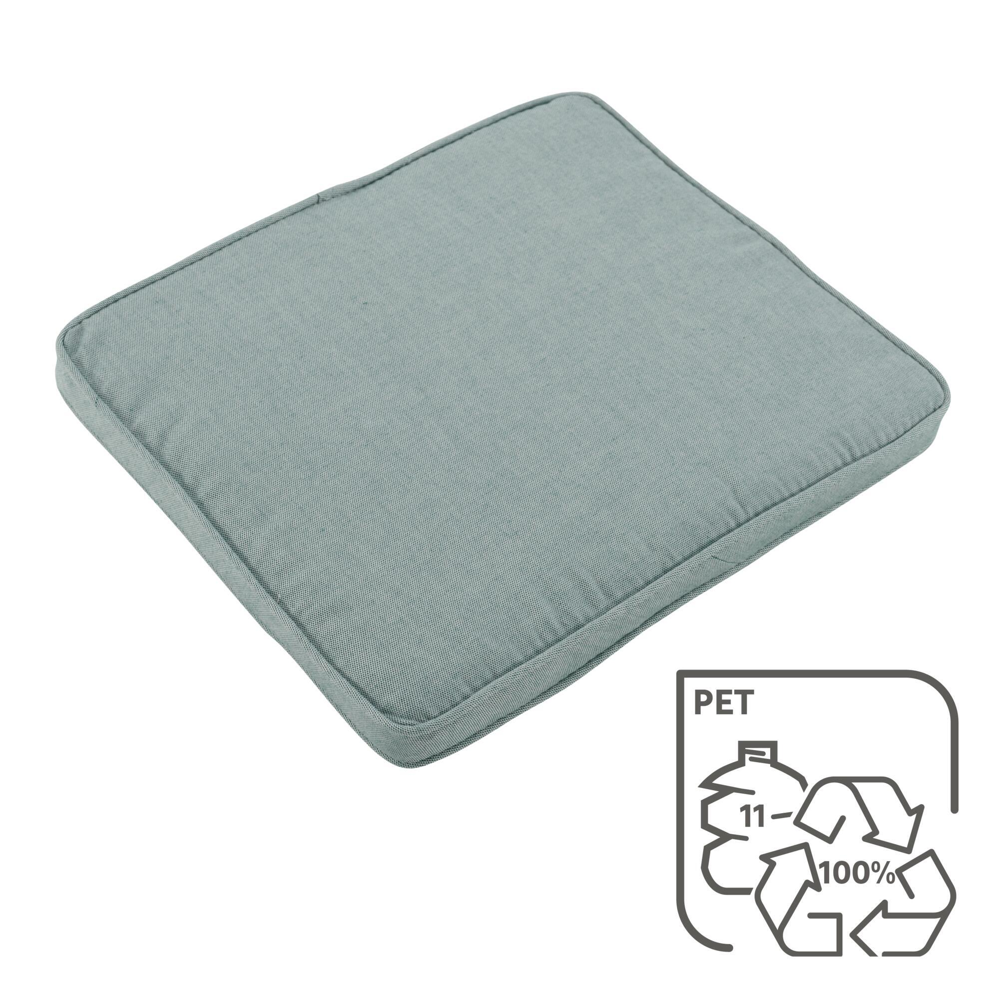 Coussin de chaise NATERIAL Reseat vert, l.39 x L.44 cm - 3