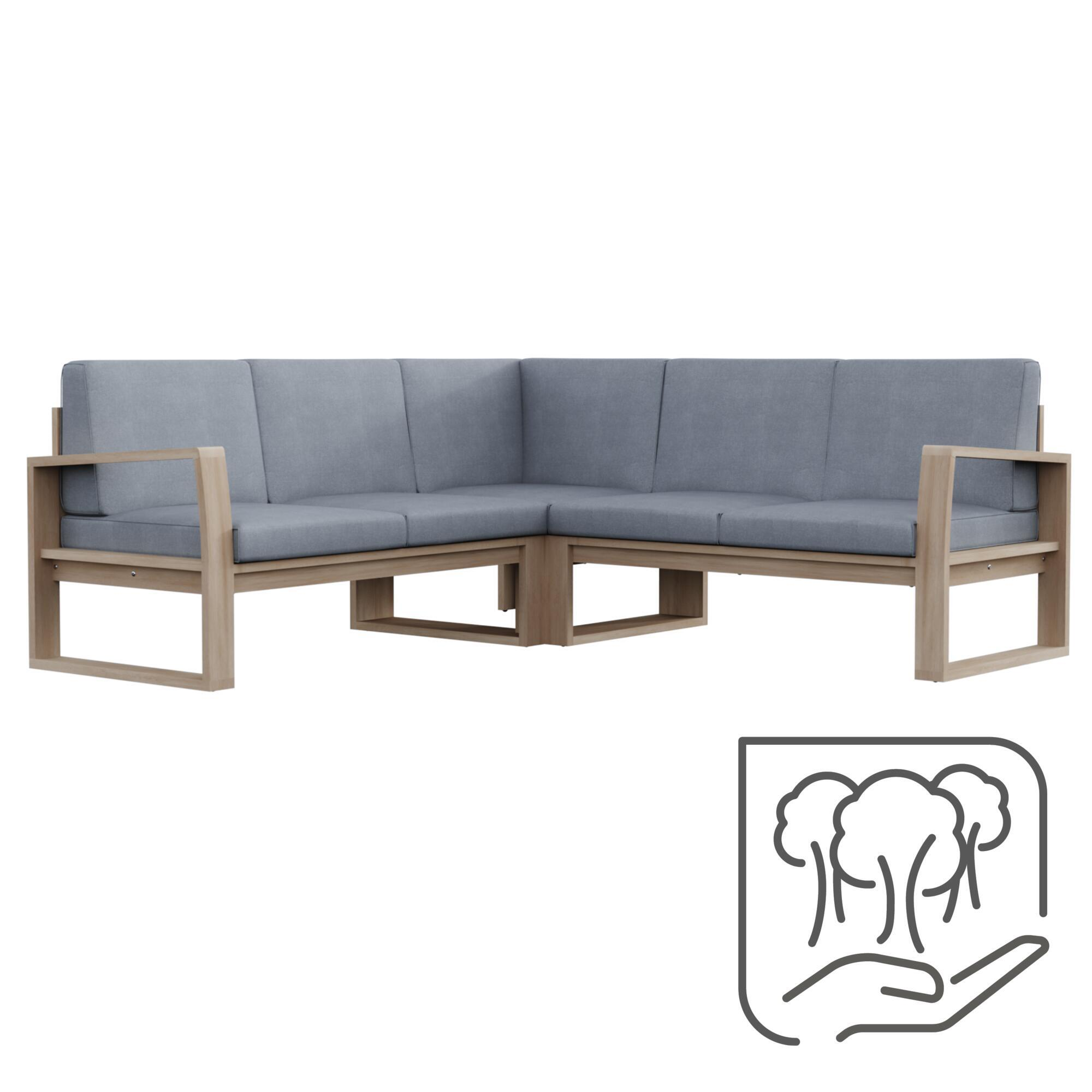 Sofá de jardim relax NATERIAL SOLARIS COMFORT CANTO - 11